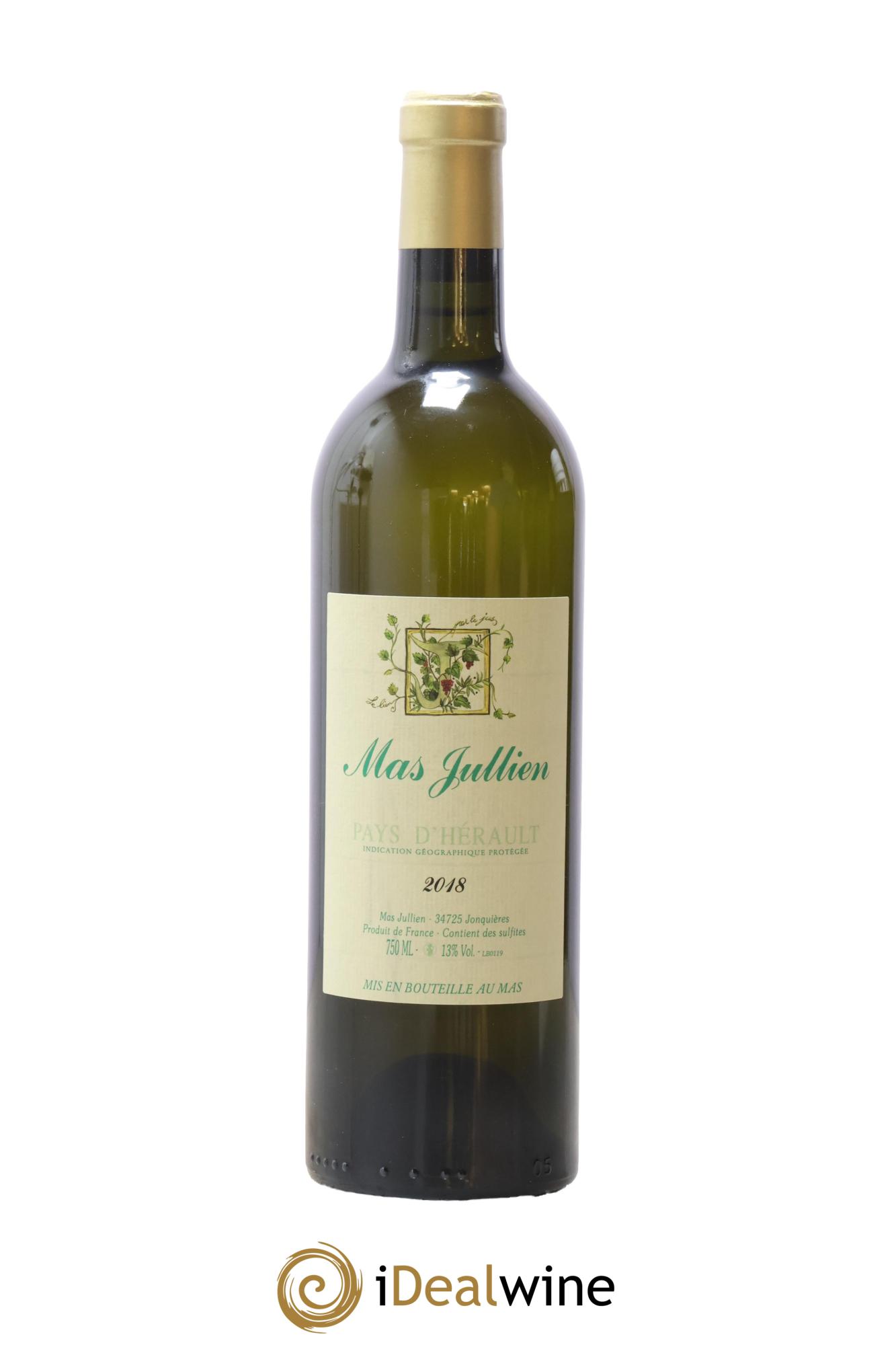 Pays d'Hérault Mas Jullien Olivier Jullien 2018 - Lot de 1 bouteille - 0