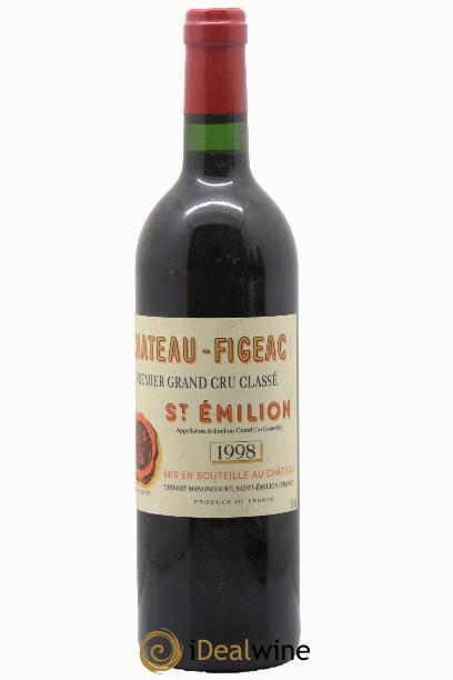 Château Figeac 1er Grand Cru Classé A 1998 - Lotto di 1 bottiglia - 0