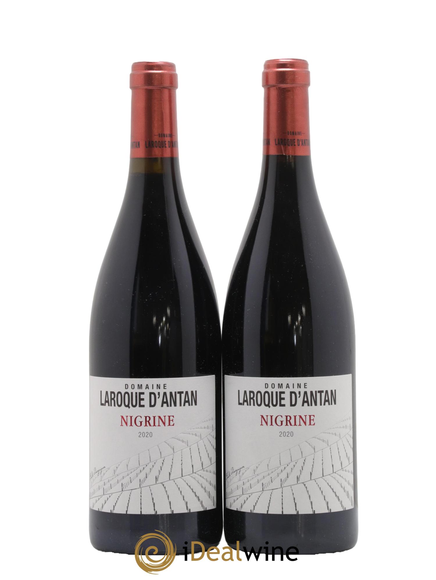 Côtes du Lot Nigrine Laroque d'Antan (Domaine) 2020 - Lotto di 2 bottiglie - 0