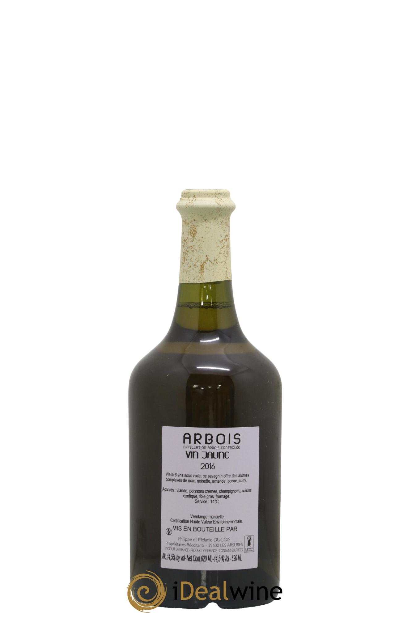 Arbois Vin Jaune Domaine Dugois 2016 - Lot de 1 clavelin - 1