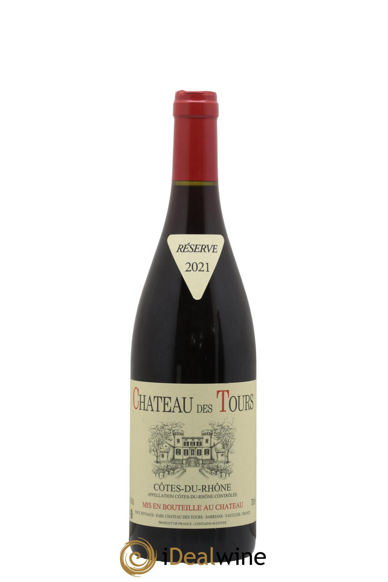 Côtes-du-Rhône Château des Tours Emmanuel Reynaud 2021 - Lot de 1 bouteille - 0