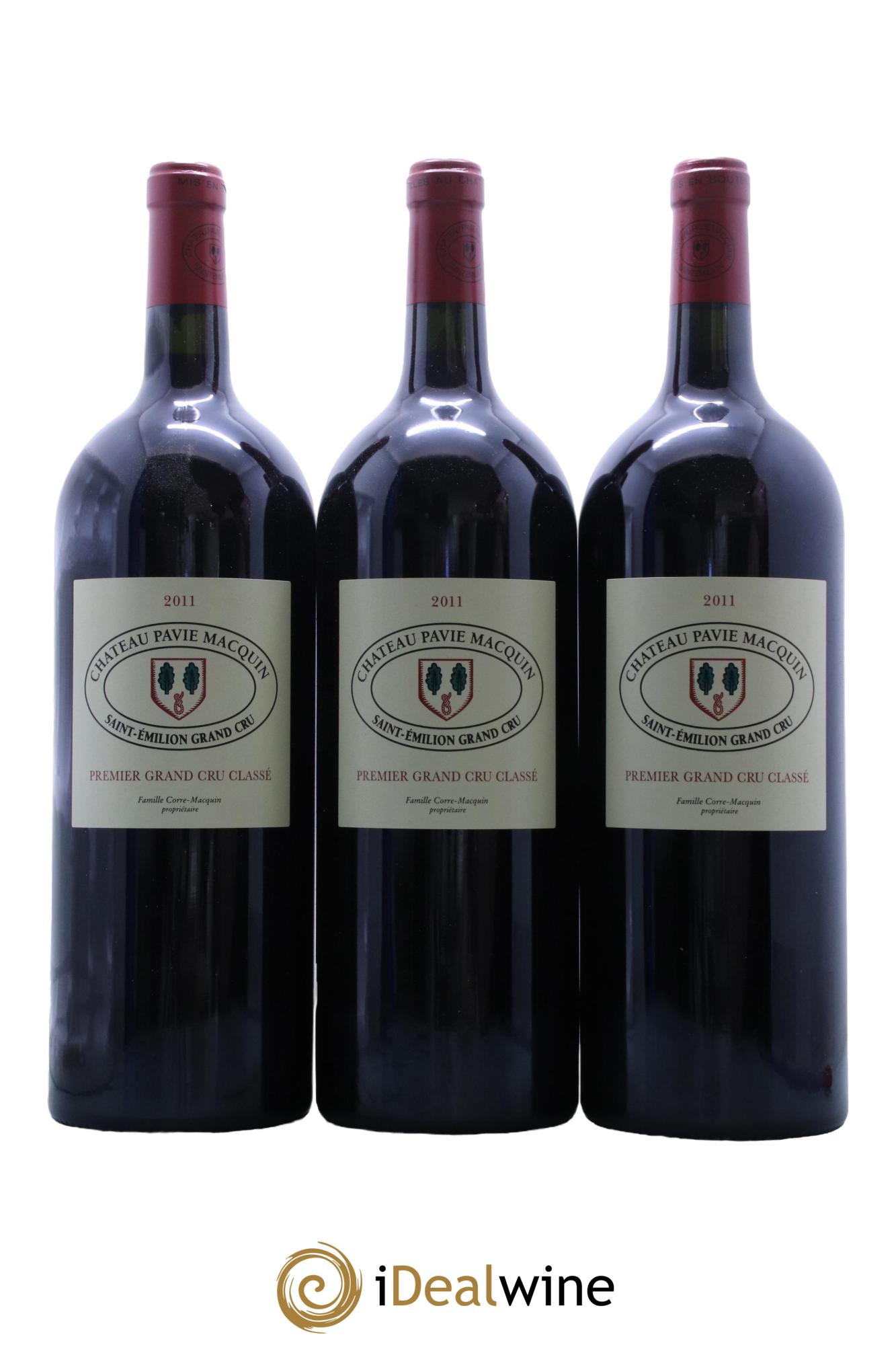 Château Pavie Macquin 1er Grand Cru Classé B 2011 - Lot de 3 magnums - 0