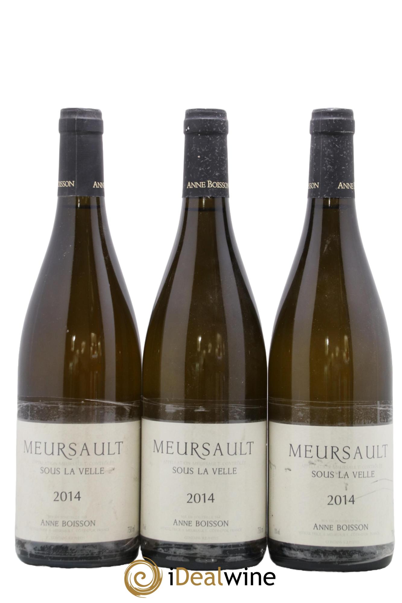 Meursault Sous la Velle Anne Boisson 2014 - Lotto di 3 bottiglie - 0