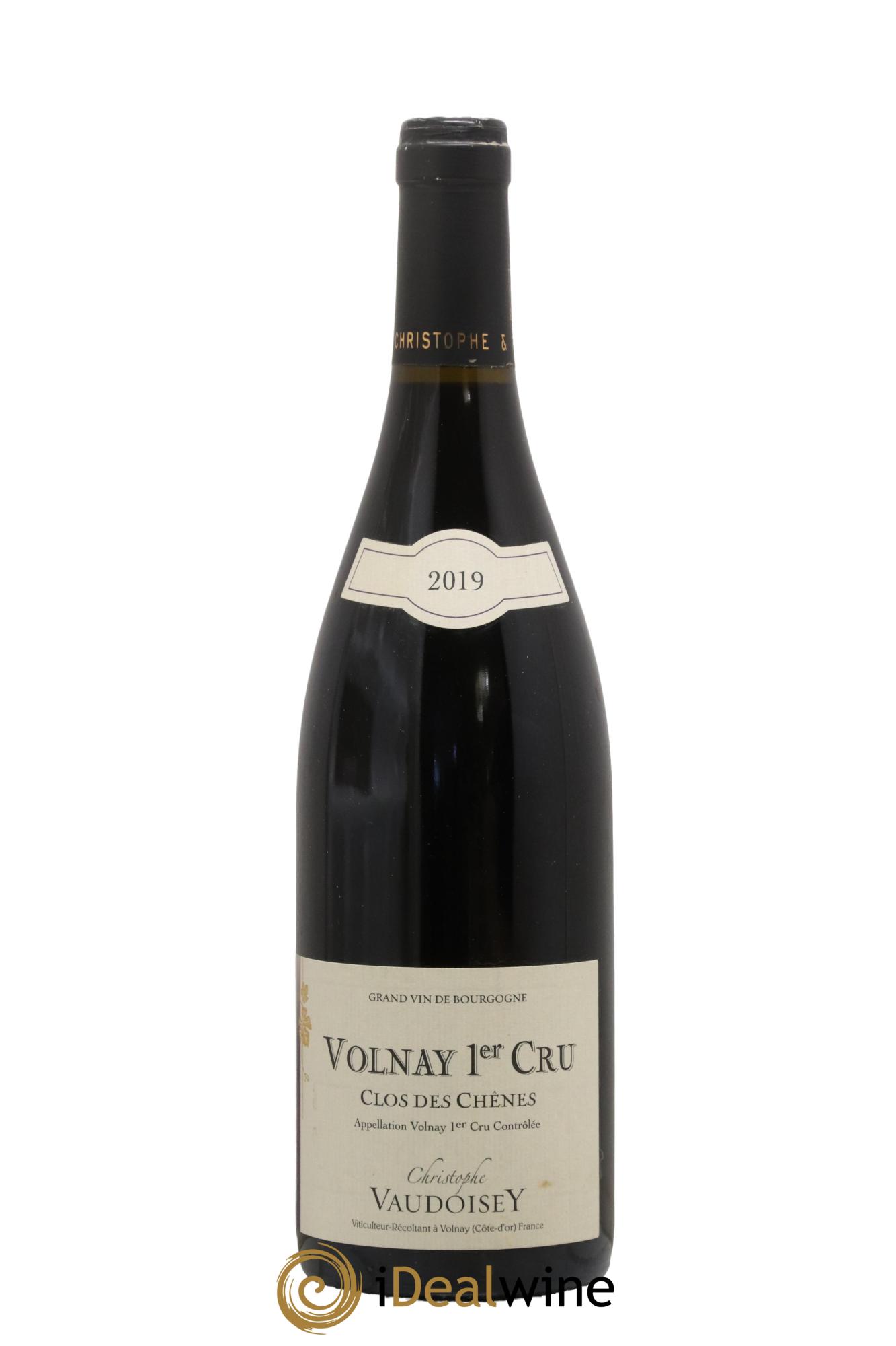 Volnay 1er Cru Clos des Chênes Christophe Vaudoisey 2019 - Lot of 1 bottle - 0