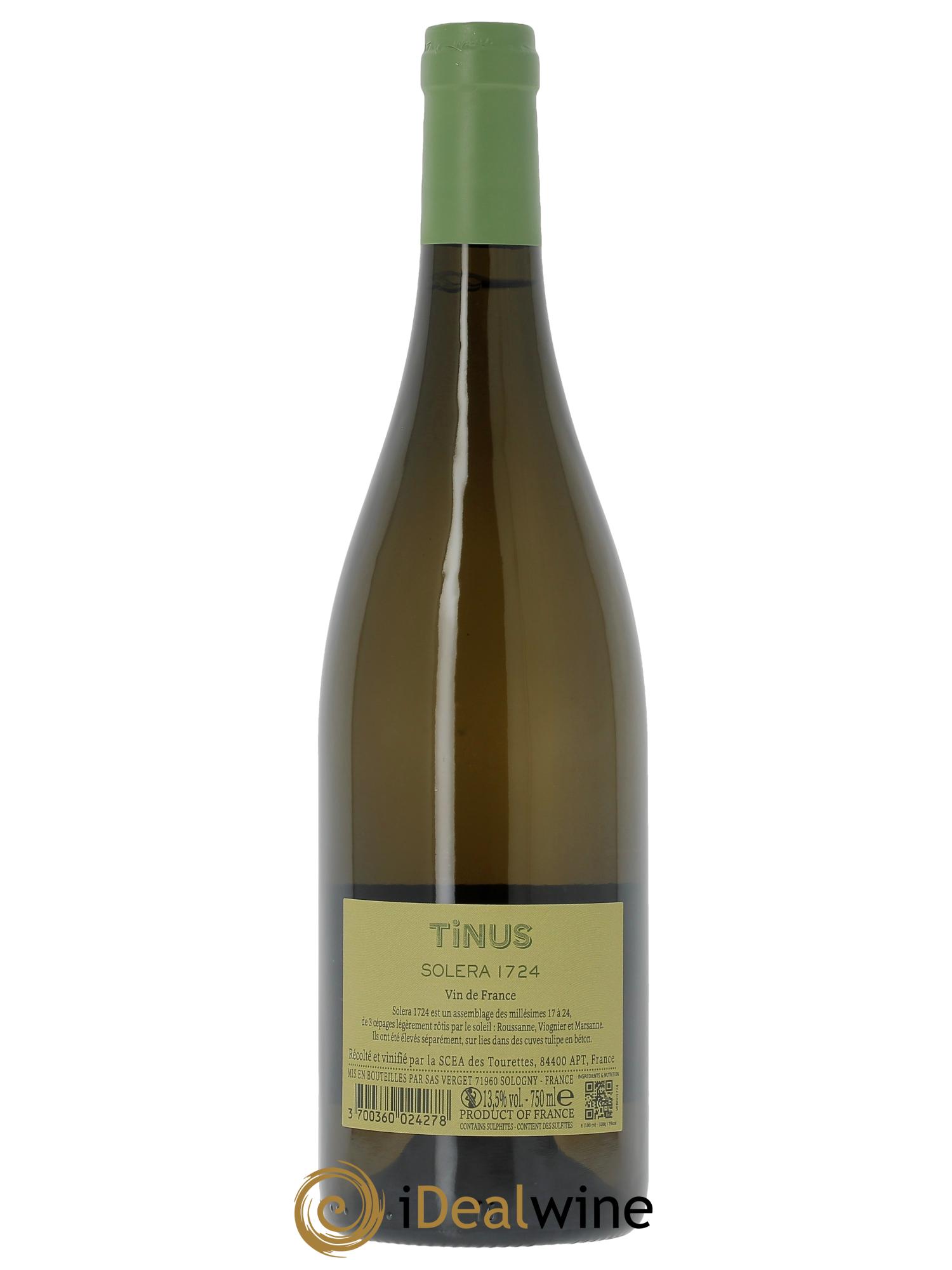 Vin de France Tinus Solera 1724 Jean-Marie Guffens  - Lot of 1 bottle - 1