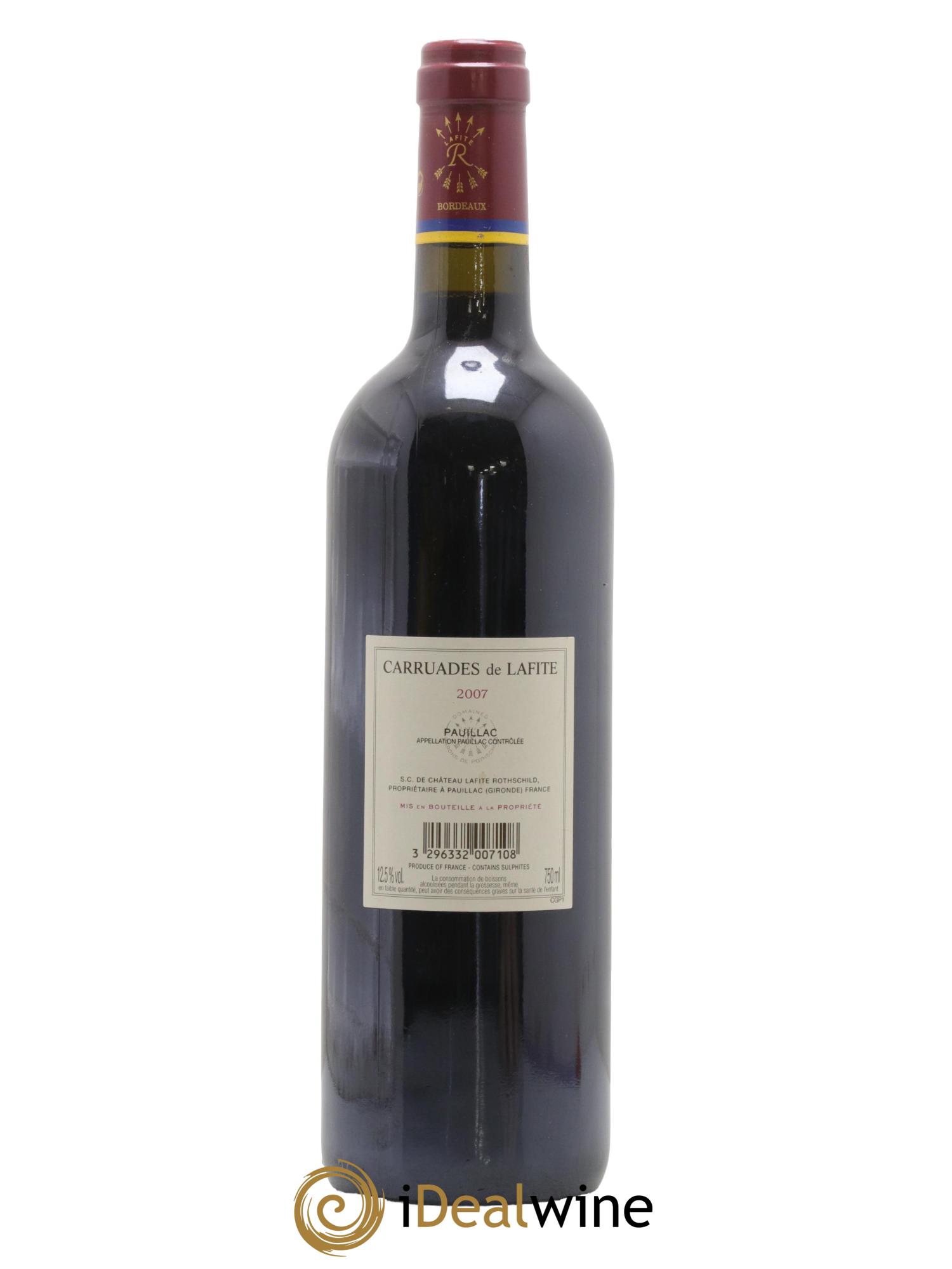 Carruades de Lafite Rothschild Second Vin 2007 - Lotto di 1 bottiglia - 1