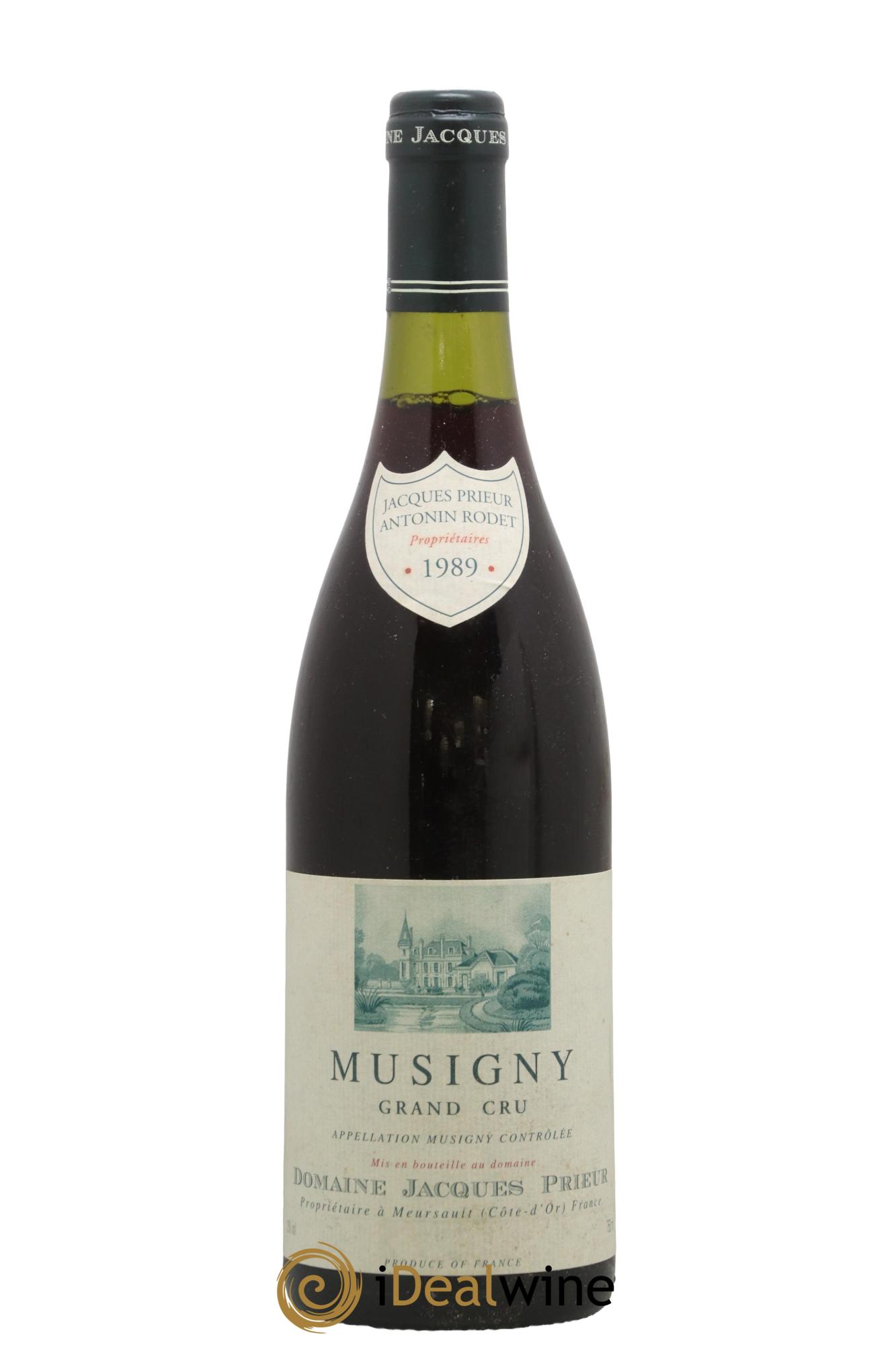 Musigny Grand Cru Jacques Prieur (Domaine) 1989 - Lot de 1 bouteille - 0