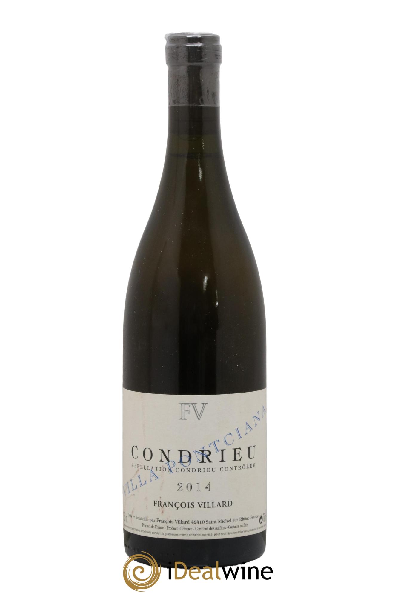 Condrieu Villa Pontciana François Villard 2014 - Lot de 1 bouteille - 0