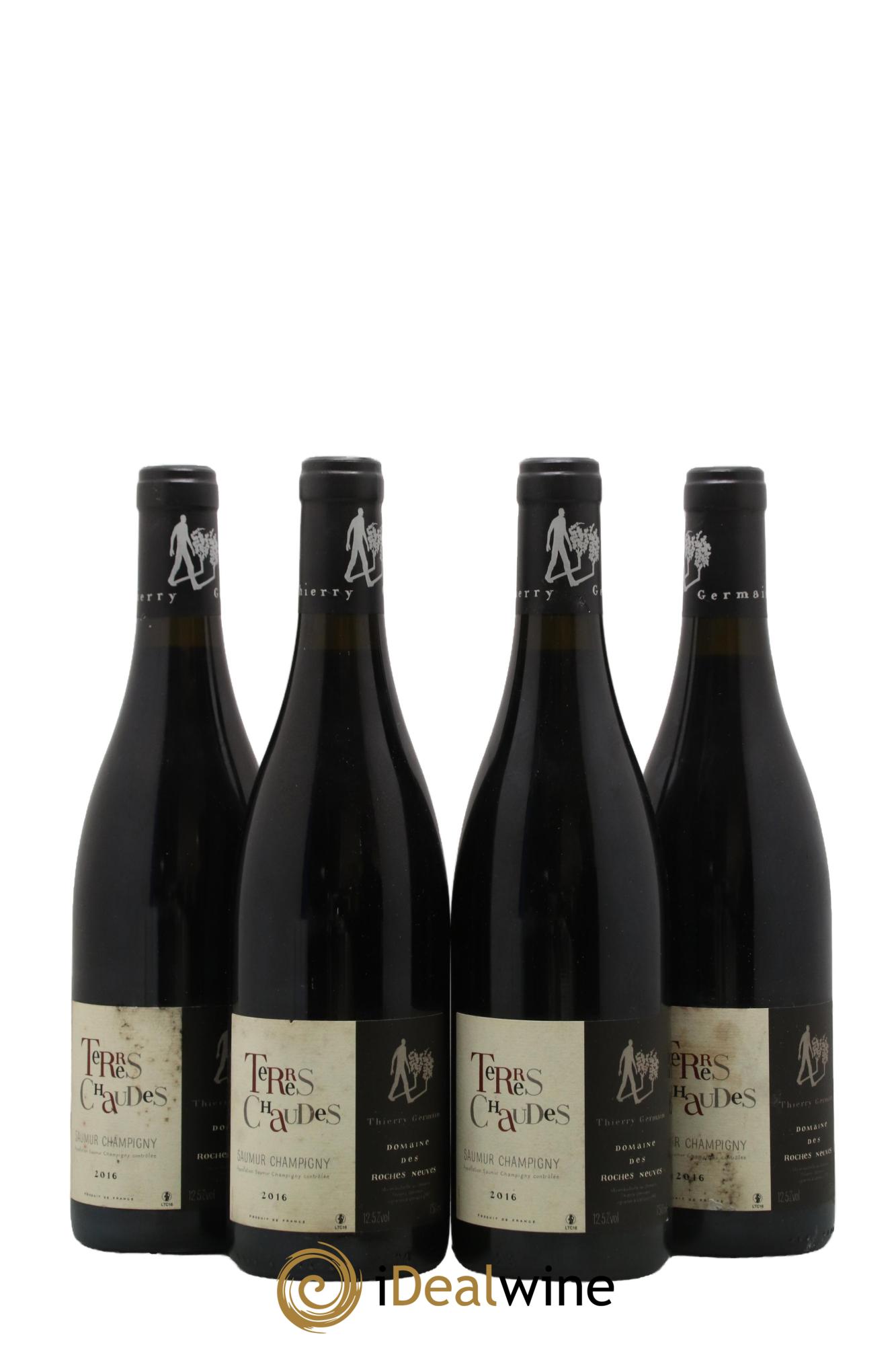 Saumur-Champigny Terres Chaudes Domaine des Roches Neuves - Thierry Germain 2016 - Lot de 4 bouteilles - 0