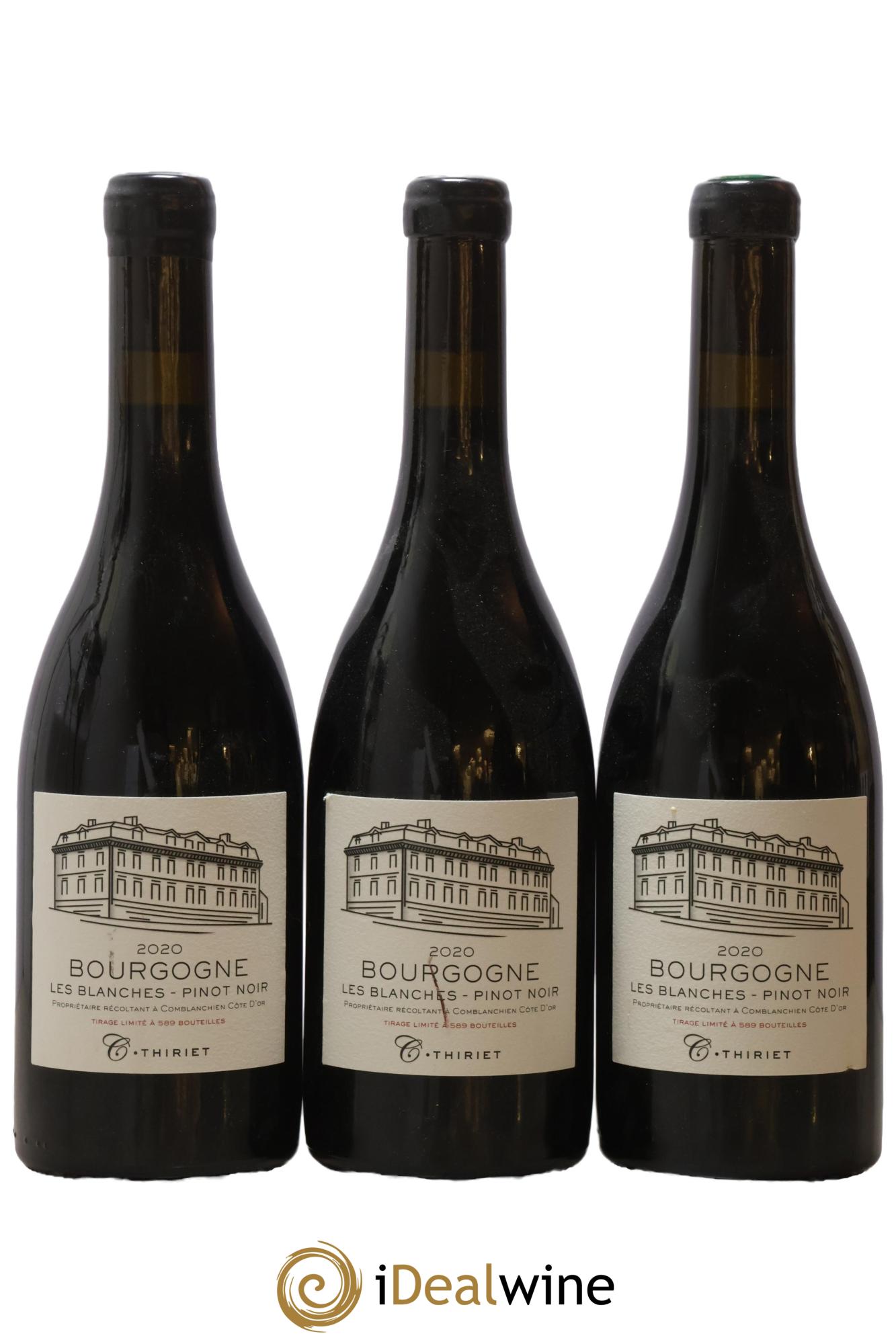 Bourgogne Les Blanches Maison Thiriet 2020 - Lot de 3 bouteilles - 0