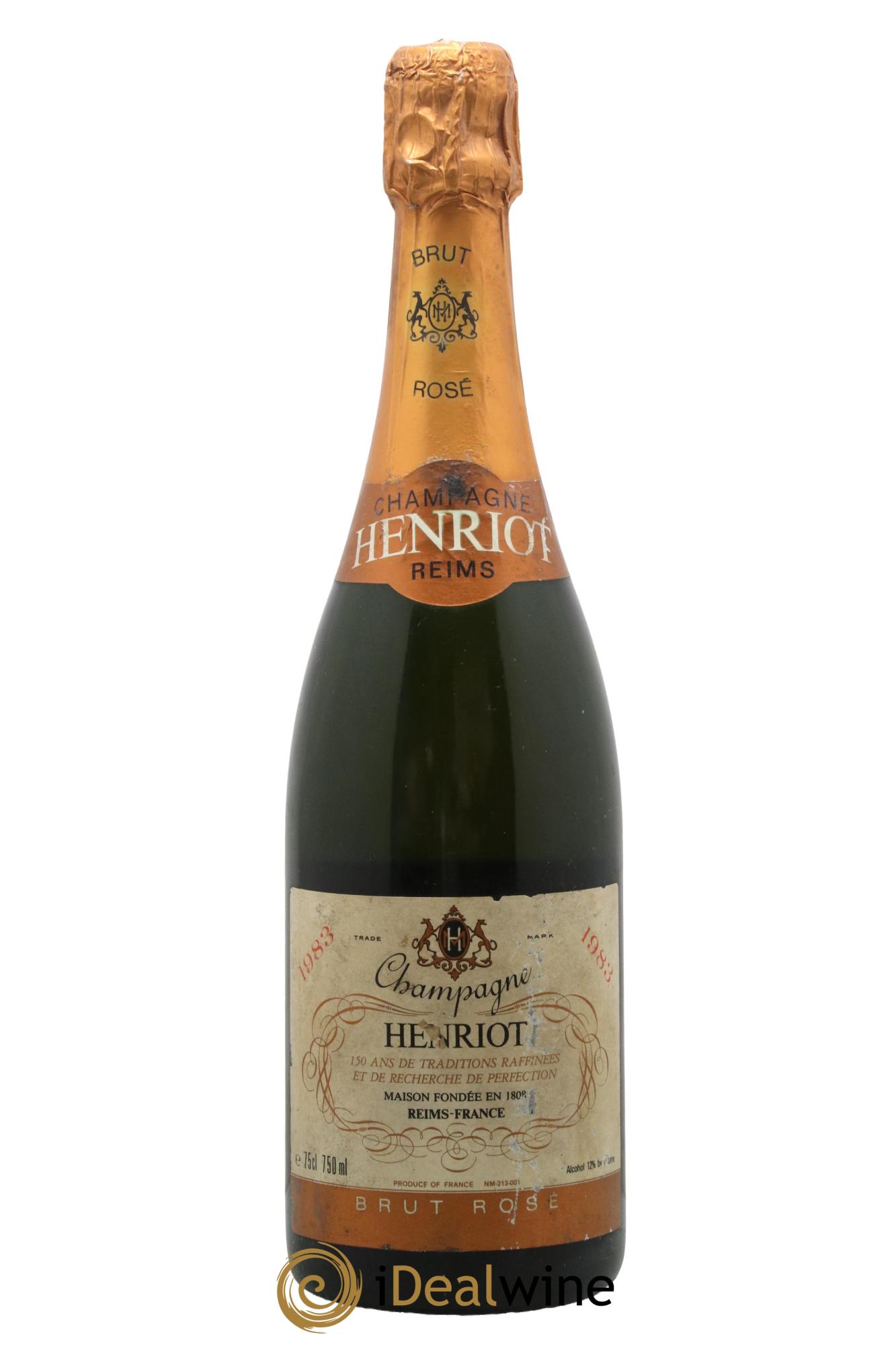 Rosé Brut Henriot 1983 - Lot de 1 bouteille - 0