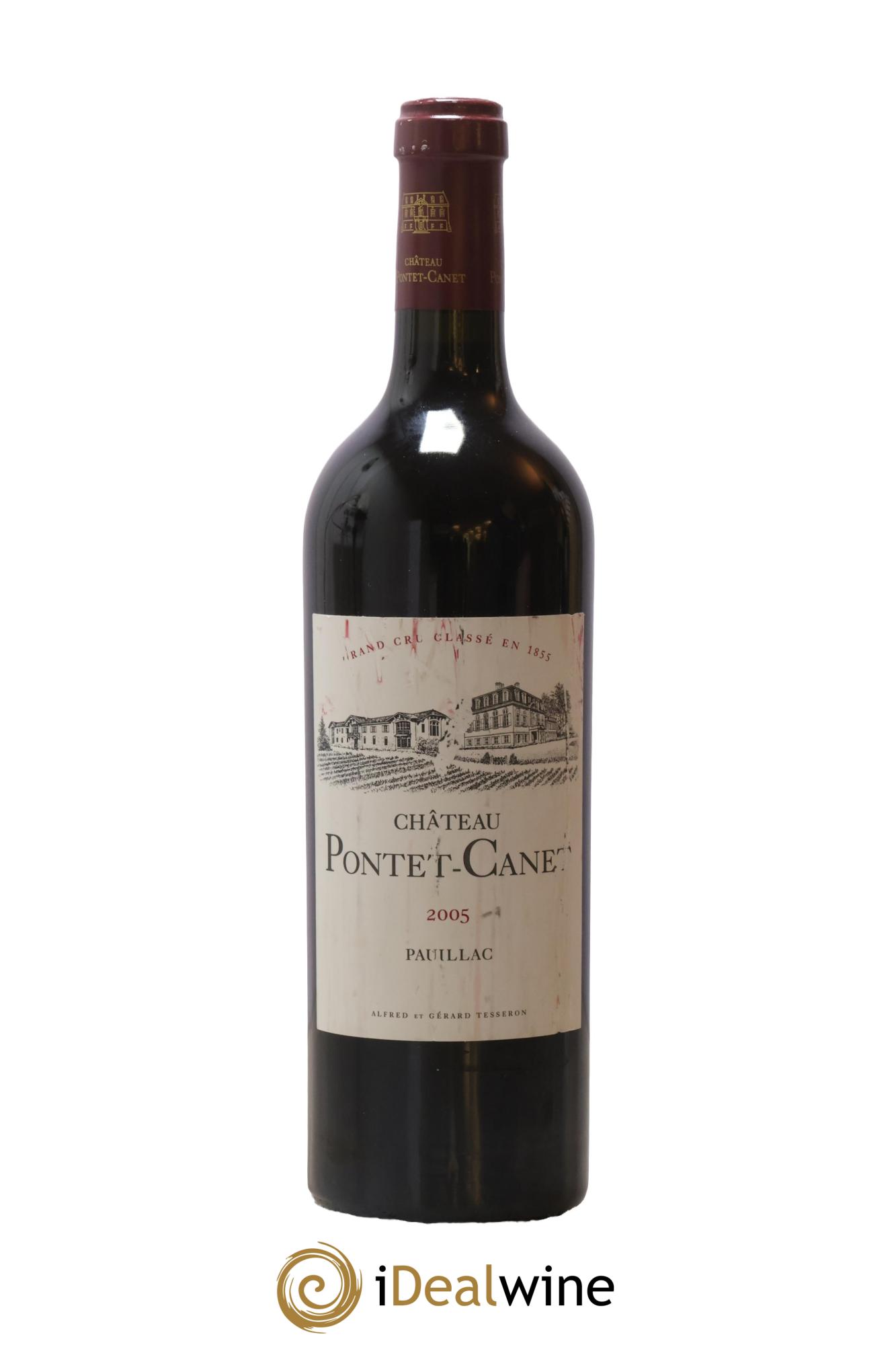 Château Pontet Canet 5ème Grand Cru Classé 2005 - Lot de 1 bouteille - 0