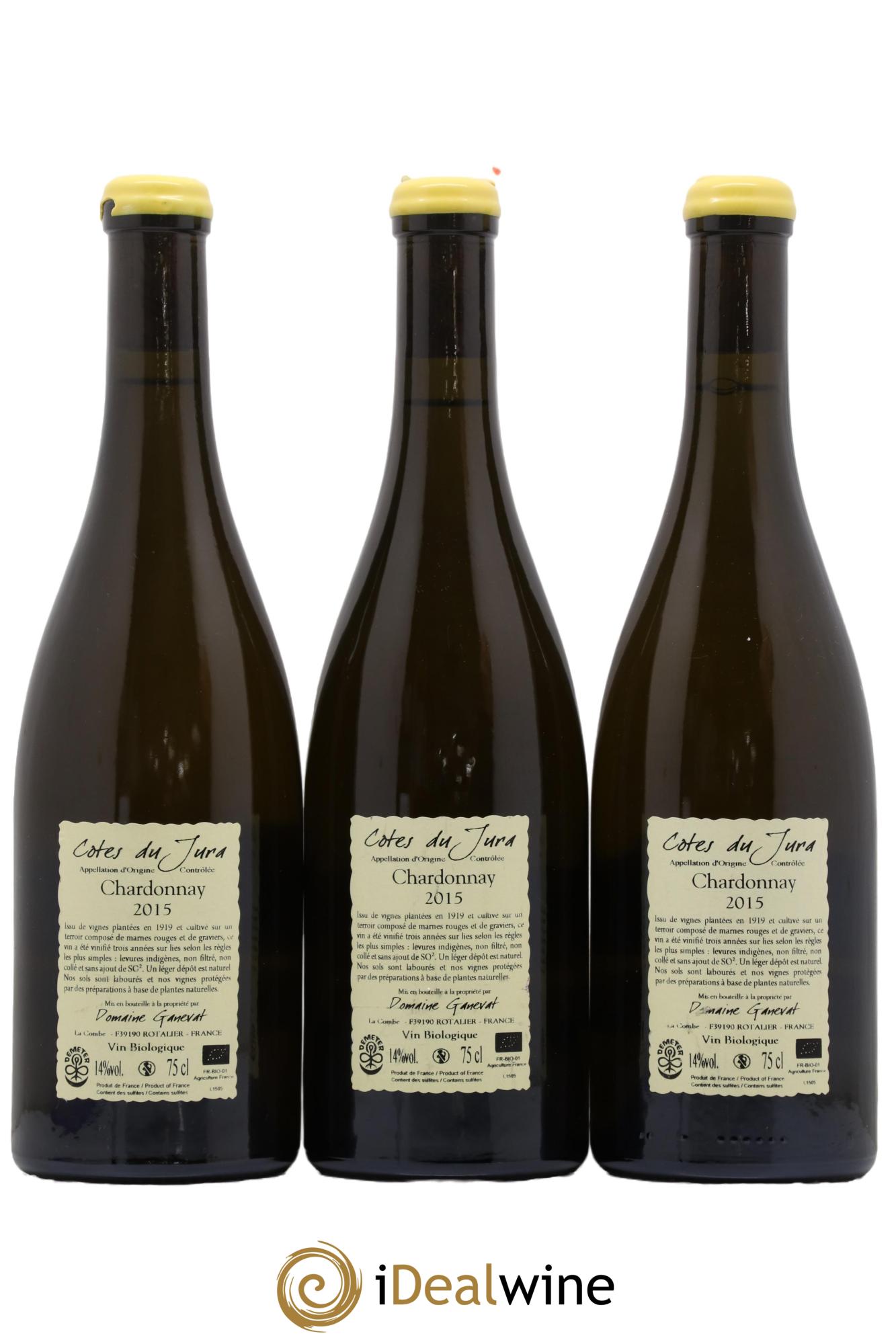 Côtes du Jura Les Grands Teppes Vieilles Vignes Jean-François Ganevat (Domaine) 2015 - Lot de 3 bouteilles - 1