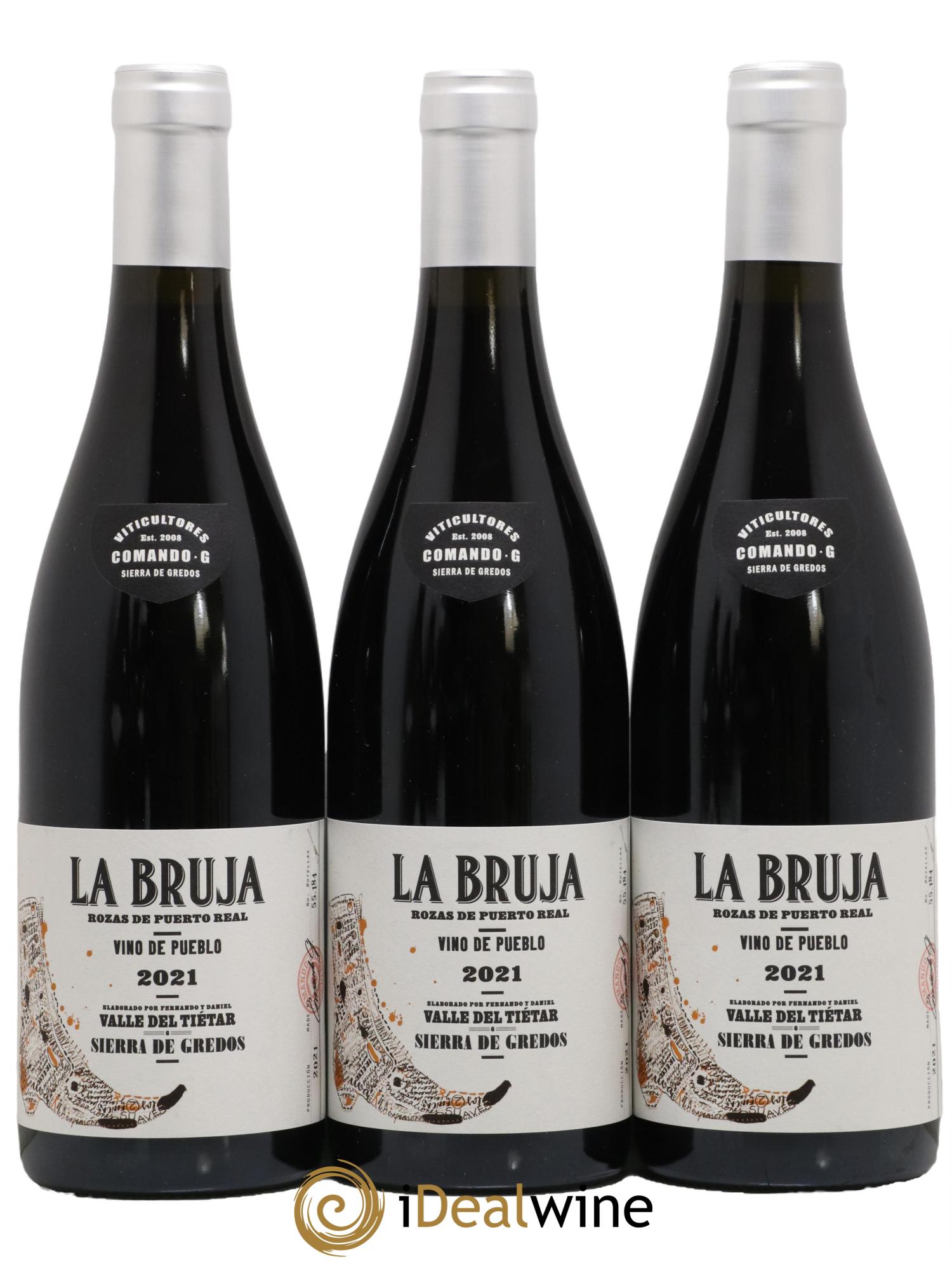 Vinos de Madrid DO Comando G La Bruja de Rozas 2021 - Lot de 3 bouteilles - 0