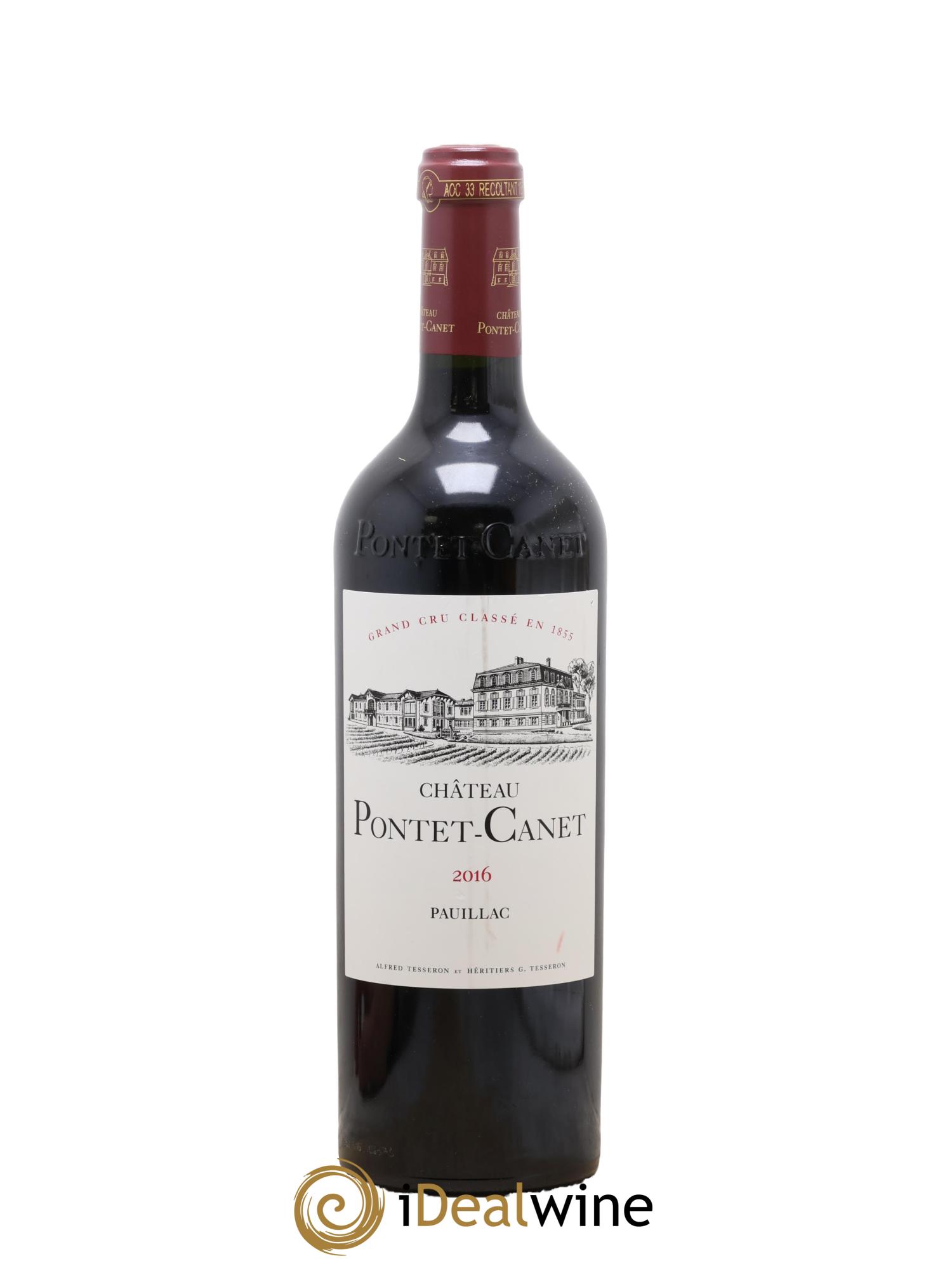 Château Pontet Canet 5ème Grand Cru Classé 2016 - Lot de 1 bouteille - 0