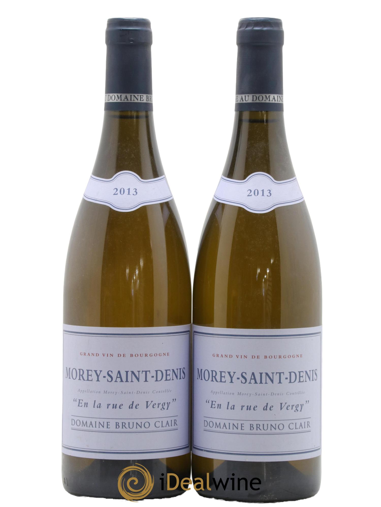 Morey-Saint-Denis En la Rue de Vergy Bruno Clair (Domaine) 2013 - Lot de 2 bouteilles - 0