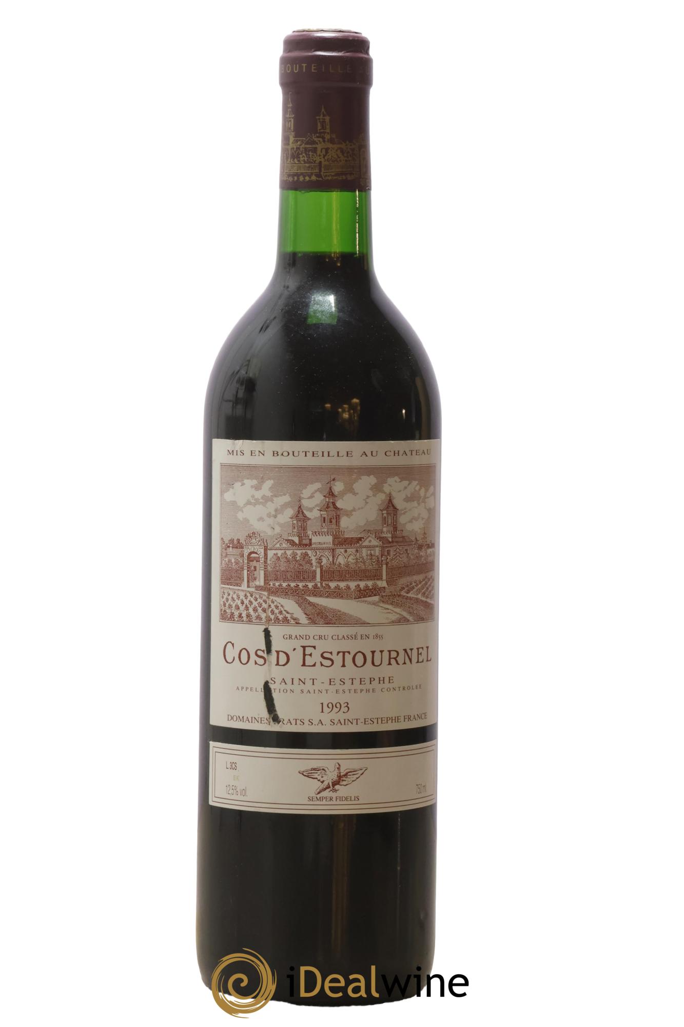 Cos d'Estournel 2ème Grand Cru Classé 1993 - Lot of 1 bottle - 0