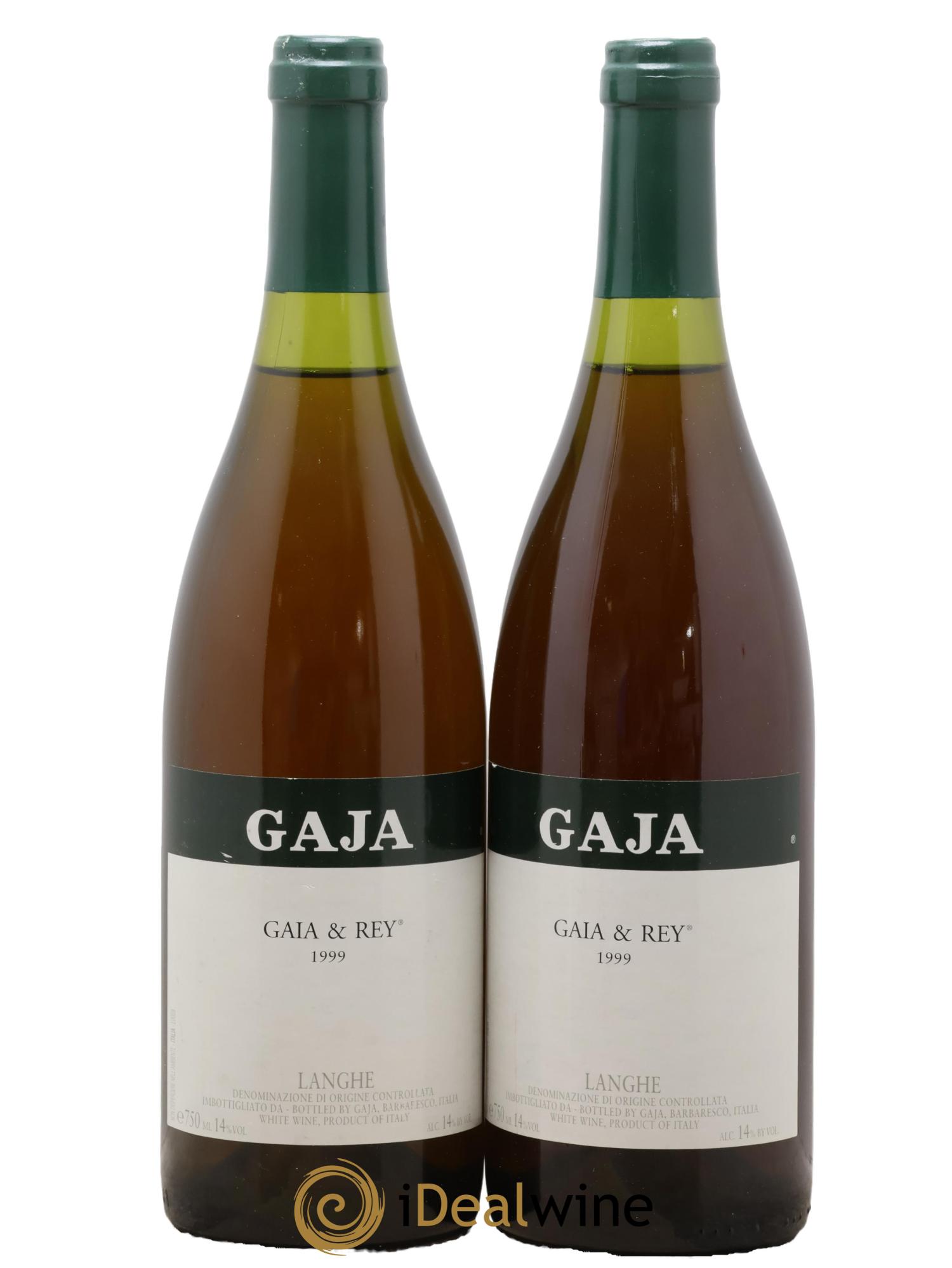 Langhe Gaia & Rey Angelo Gaja 1999 - Lotto di 2 bottiglie - 0