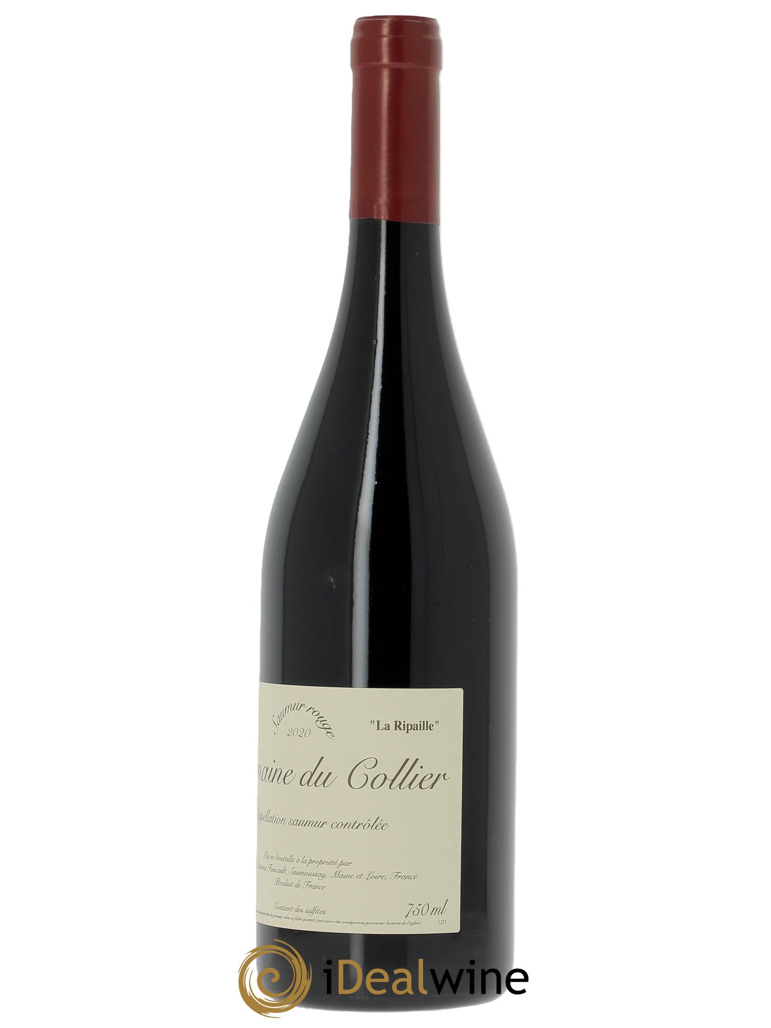 Saumur La Ripaille Domaine du Collier 2020 - Lot de 1 bouteille - 1