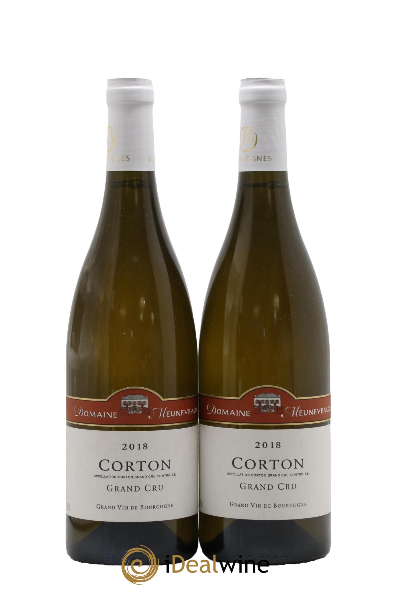Corton Grand Cru Domaine Meuneveaux 2018 - Lotto di 2 bottiglie - 0