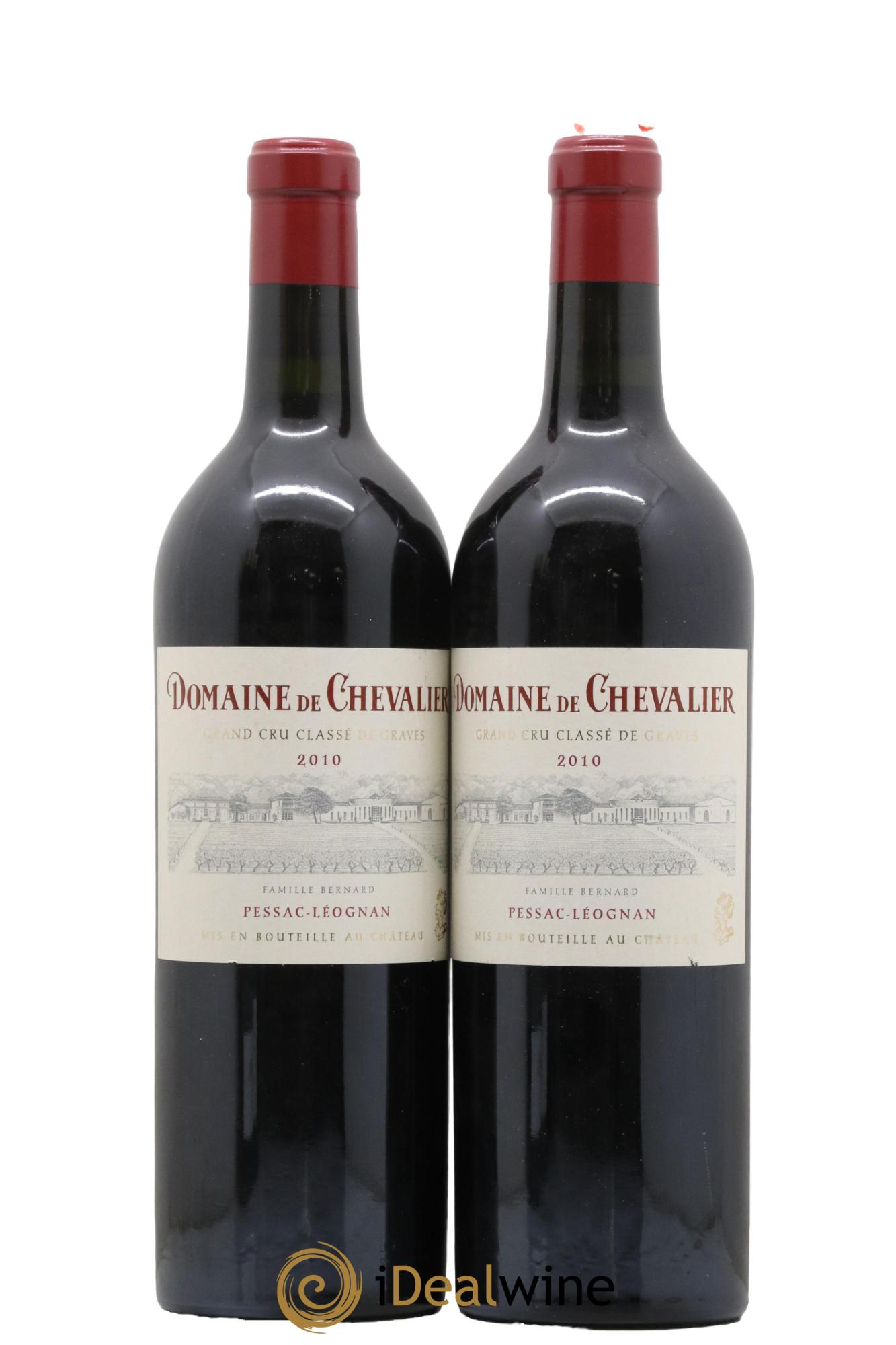 Domaine de Chevalier Cru Classé de Graves 2010 - Lot de 2 bouteilles - 0