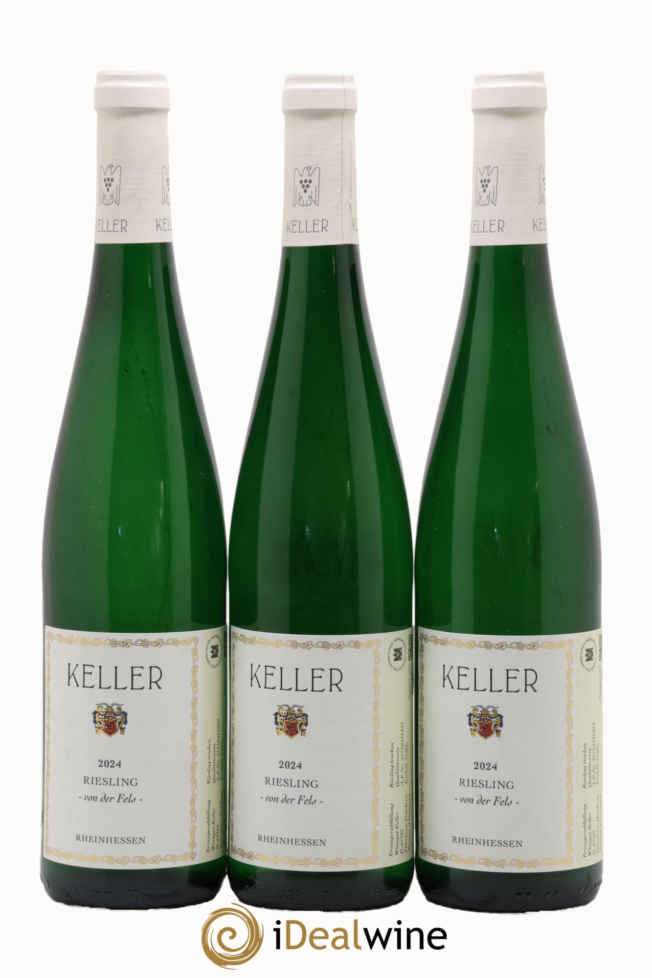Allemagne Rheinhessen Riesling Trocken Von Der Fels Keller 2024 - Lot de 3 bouteilles - 0