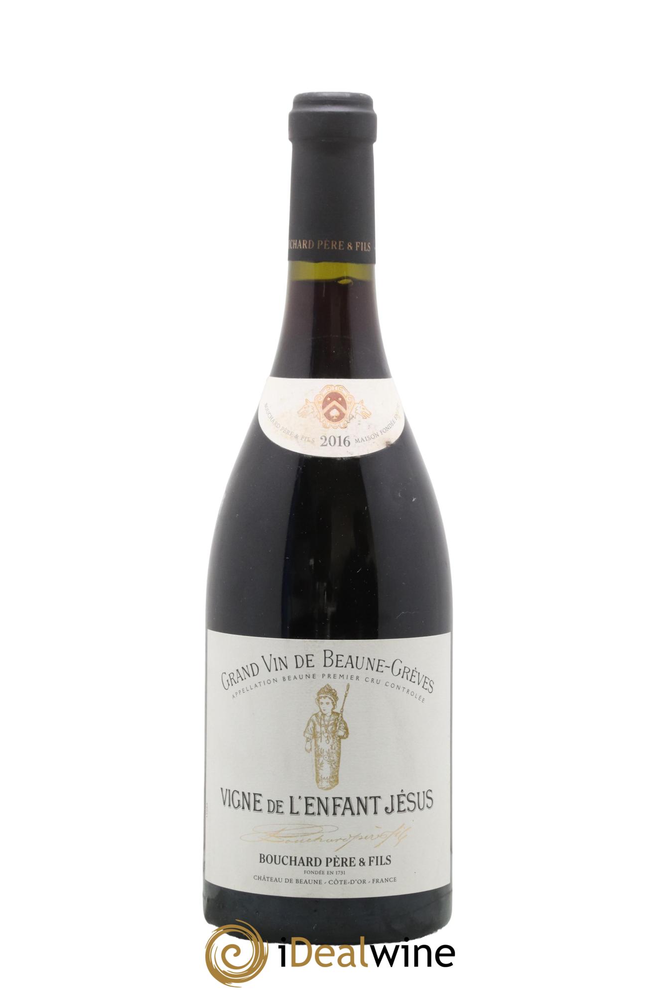 Beaune 1er Cru Grèves - Vigne de l'Enfant Jésus Bouchard Père & Fils 2016 - Lot de 1 bouteille - 0