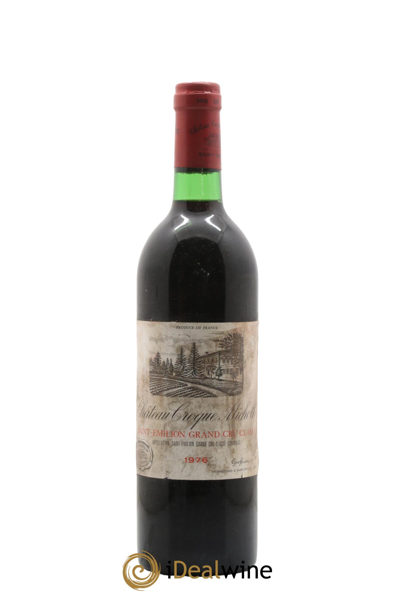 Château Croque Michotte 1976 - Lotto di 1 bottiglia - 0