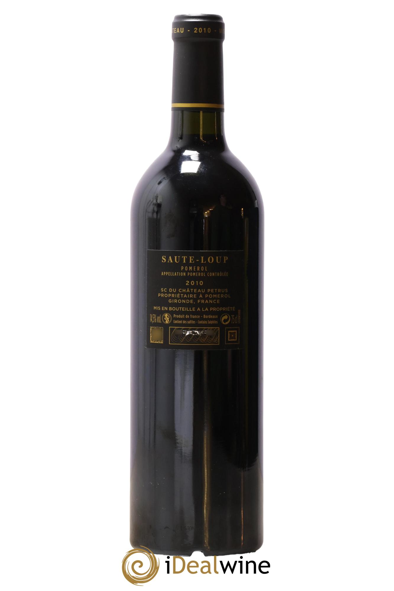 Saute Loup Réserve de la Famille 2010 - Lot de 1 bouteille - 1