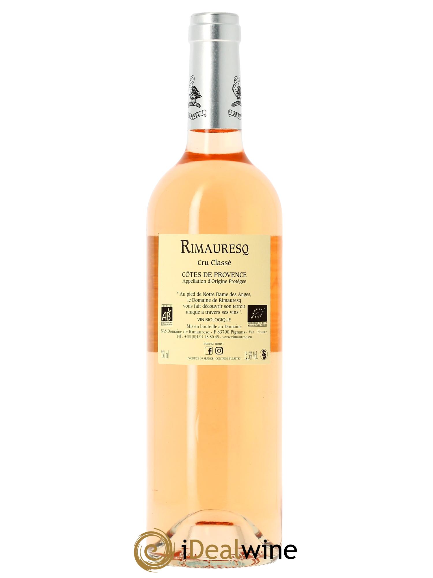 Côtes de Provence Rimauresq Cru Classé 2023 - Lot of 1 bottle - 1