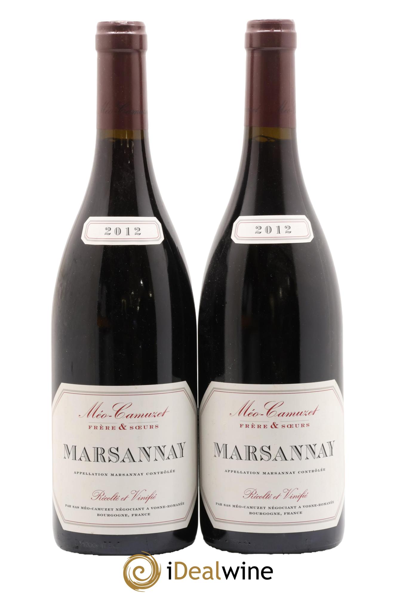 Marsannay Méo-Camuzet (Frère & Soeurs) 2012 - Lot de 2 bouteilles - 0