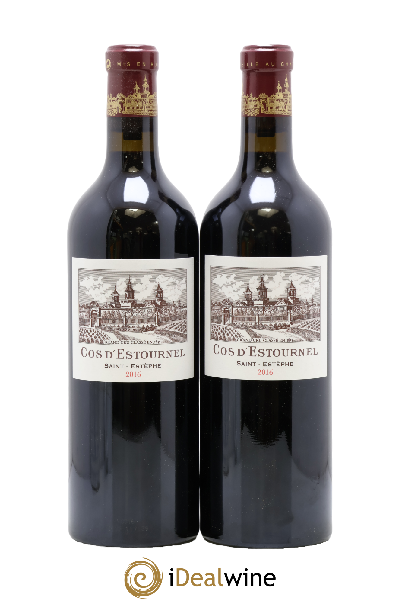 Cos d'Estournel 2ème Grand Cru Classé 2016 - Lotto di 2 bottiglie - 0
