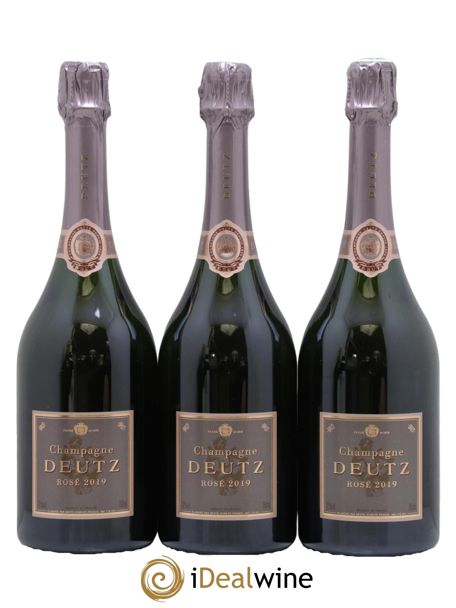 Rosé Millésimé Brut Deutz 2019 - Lot de 3 bouteilles - 0