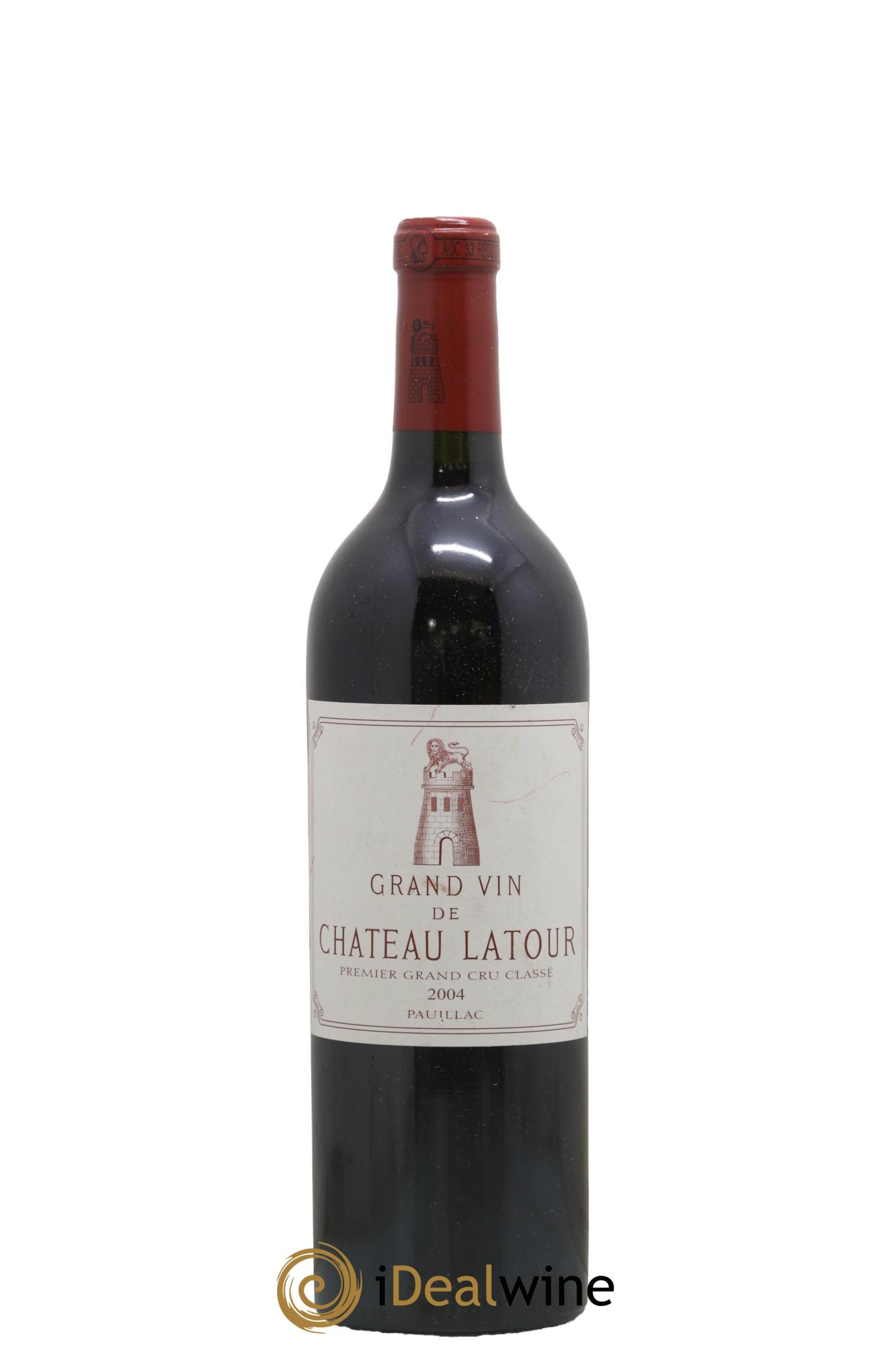 Château Latour 1er Grand Cru Classé 2004 - Lot de 1 bouteille - 0