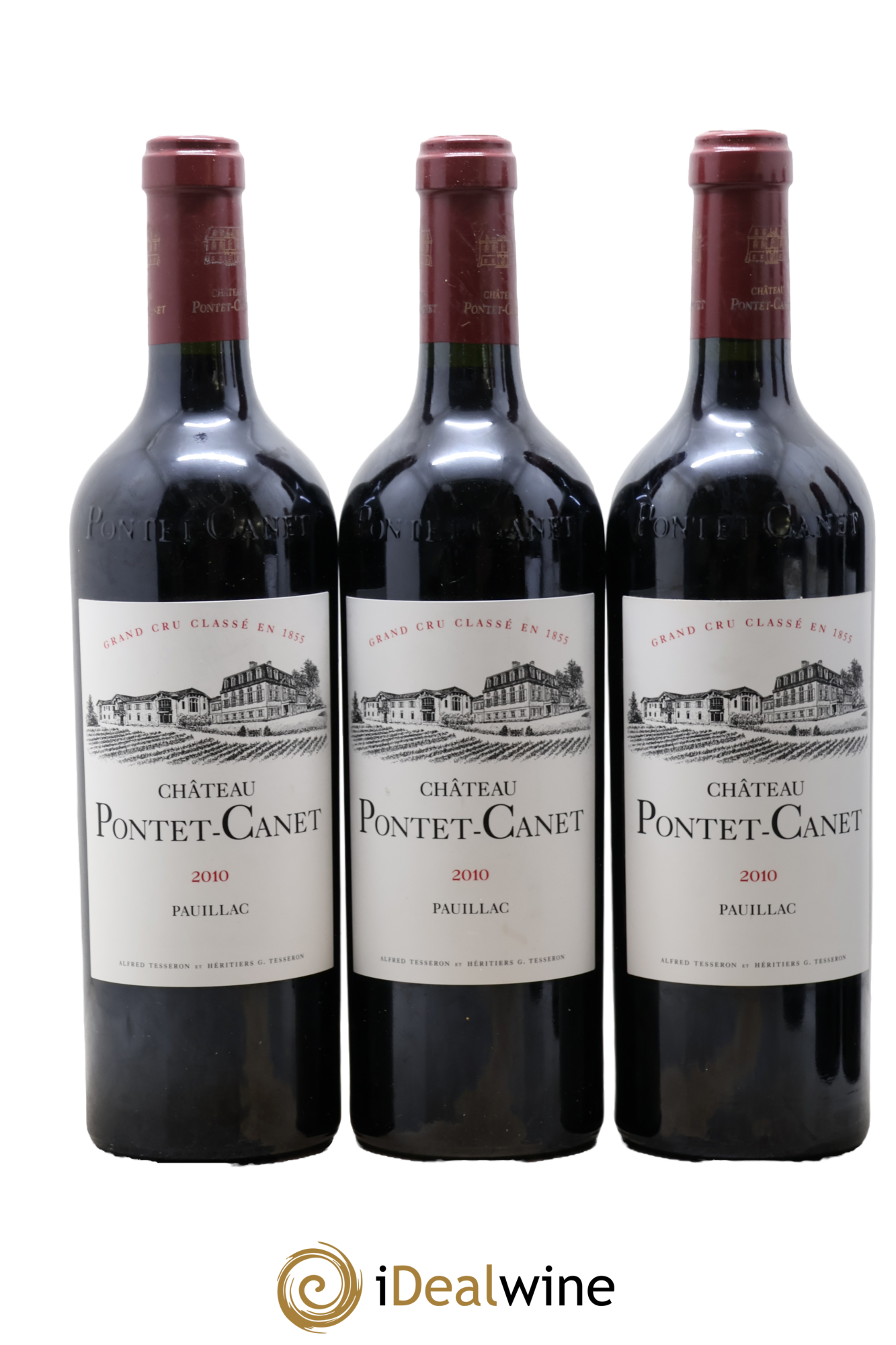 Château Pontet Canet 5ème Grand Cru Classé 2010 - Lot de 6 bouteilles - 1