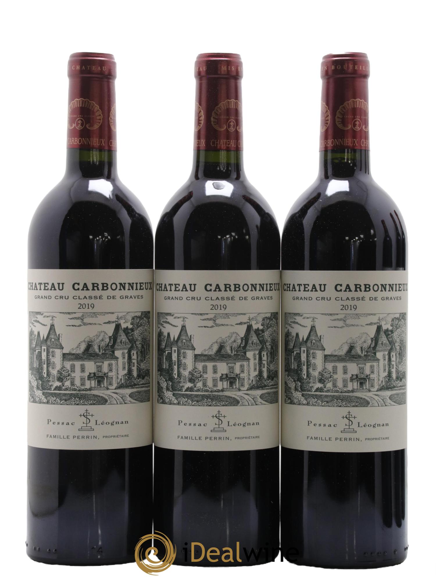 Château Carbonnieux Cru Classé de Graves 2019 - Lot de 6 bouteilles - 1