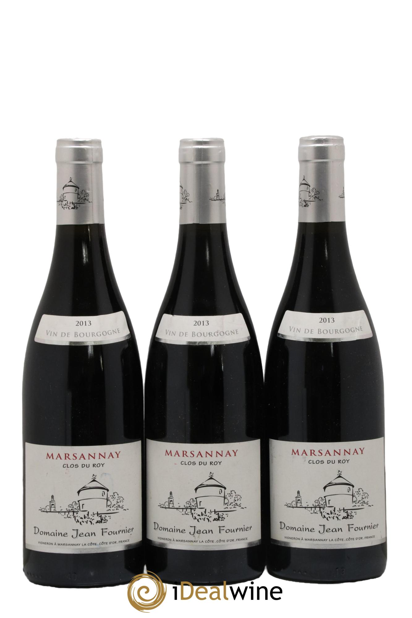Marsannay Clos du Roy Jean Fournier (Domaine) 2013 - Lot de 3 bouteilles - 0