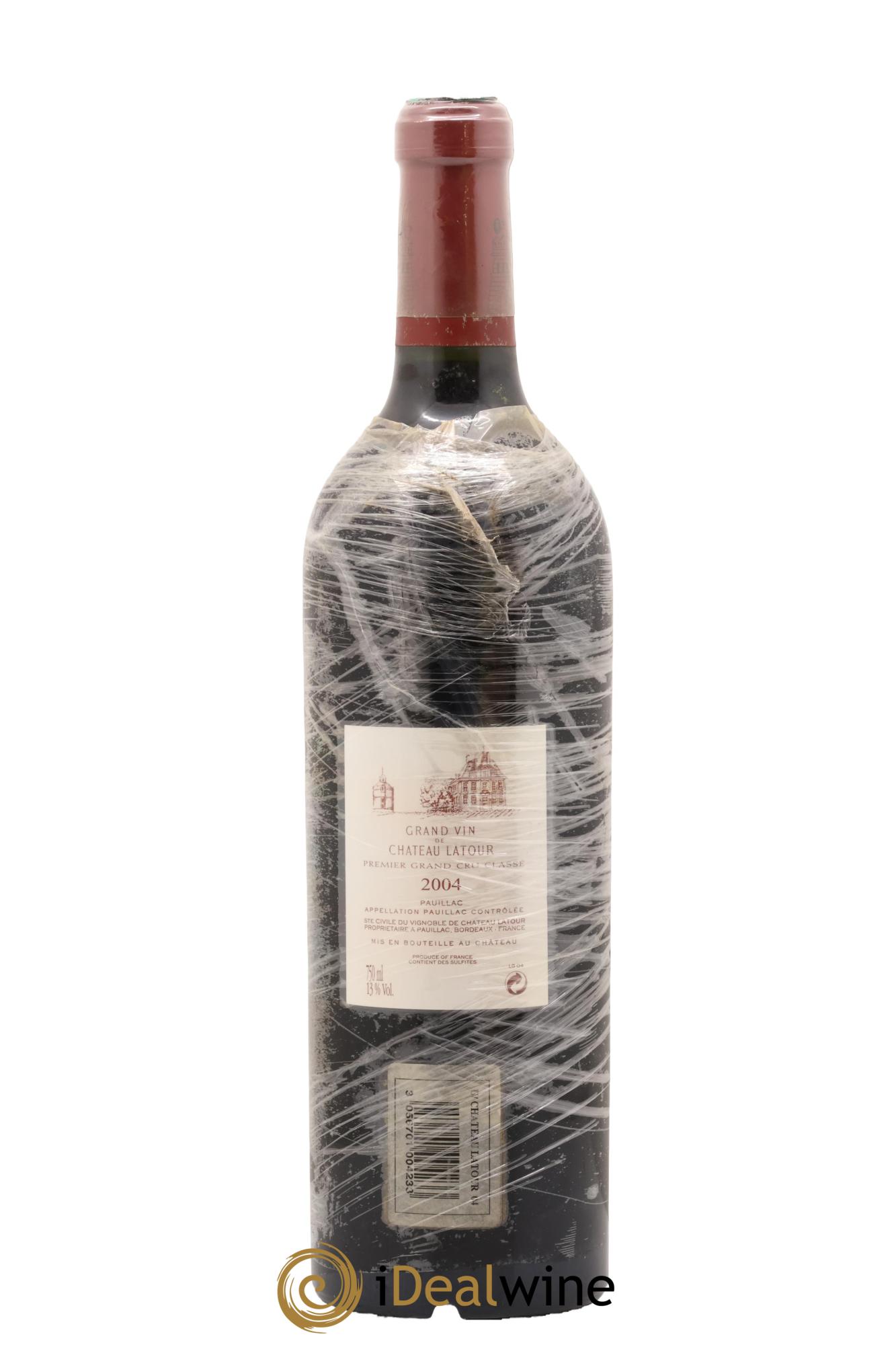 Château Latour 1er Grand Cru Classé 2004 - Lot de 1 bouteille - 1
