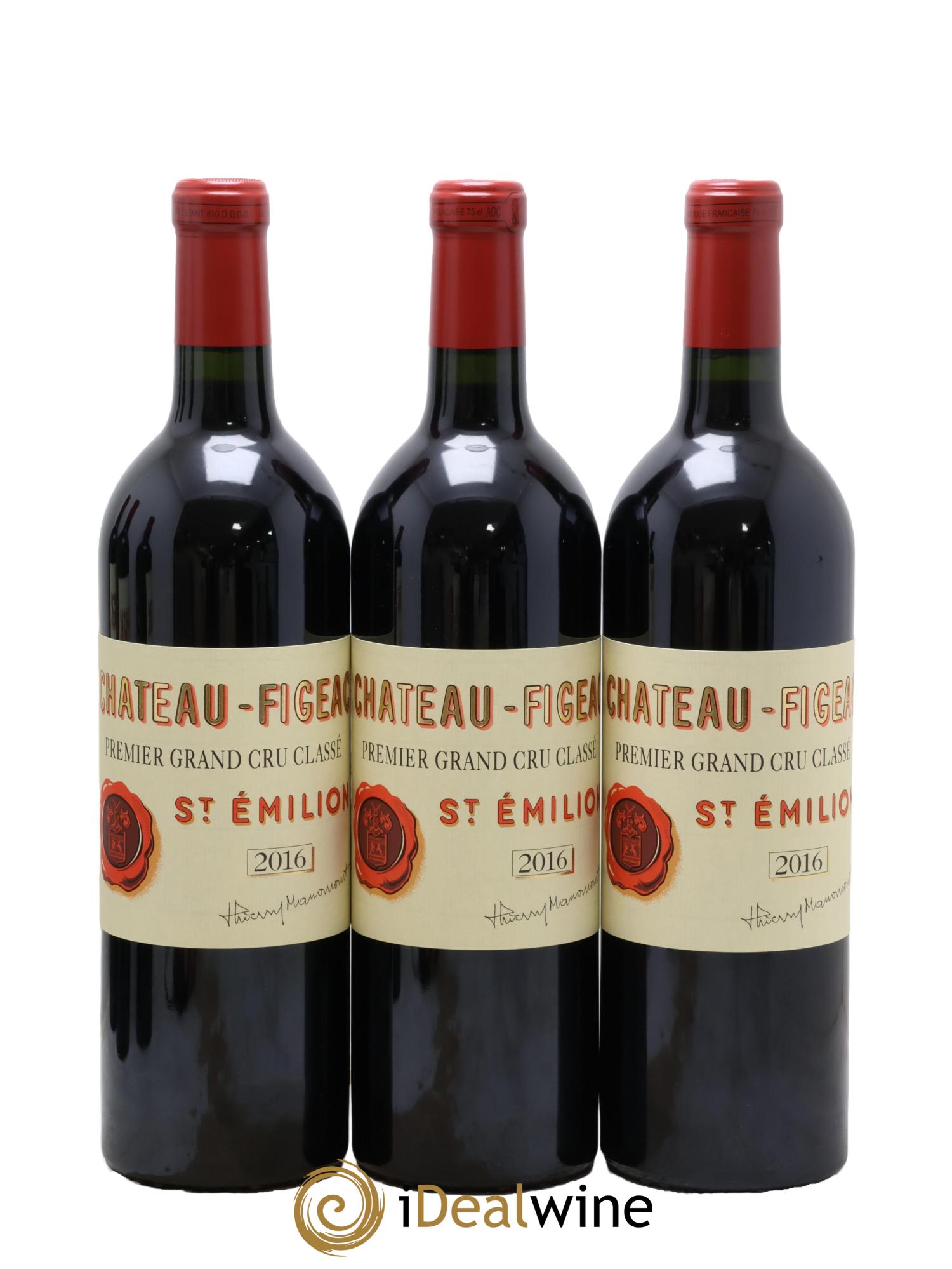 Château Figeac 1er Grand Cru Classé A 2016 - Lot of 6 bottles - 1