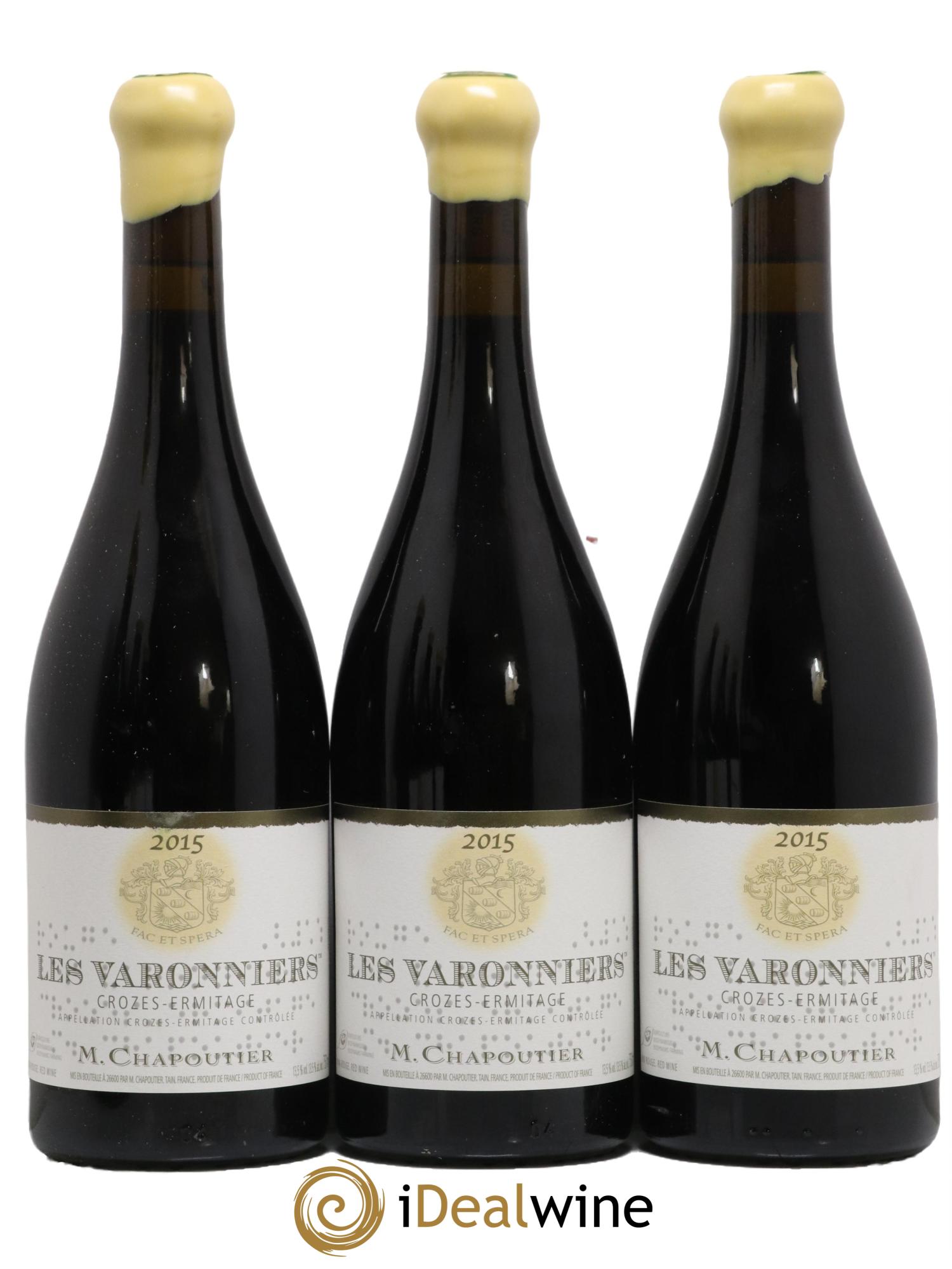 Crozes-Hermitage Les Varonniers Chapoutier 2015 - Lot de 6 bouteilles - 2