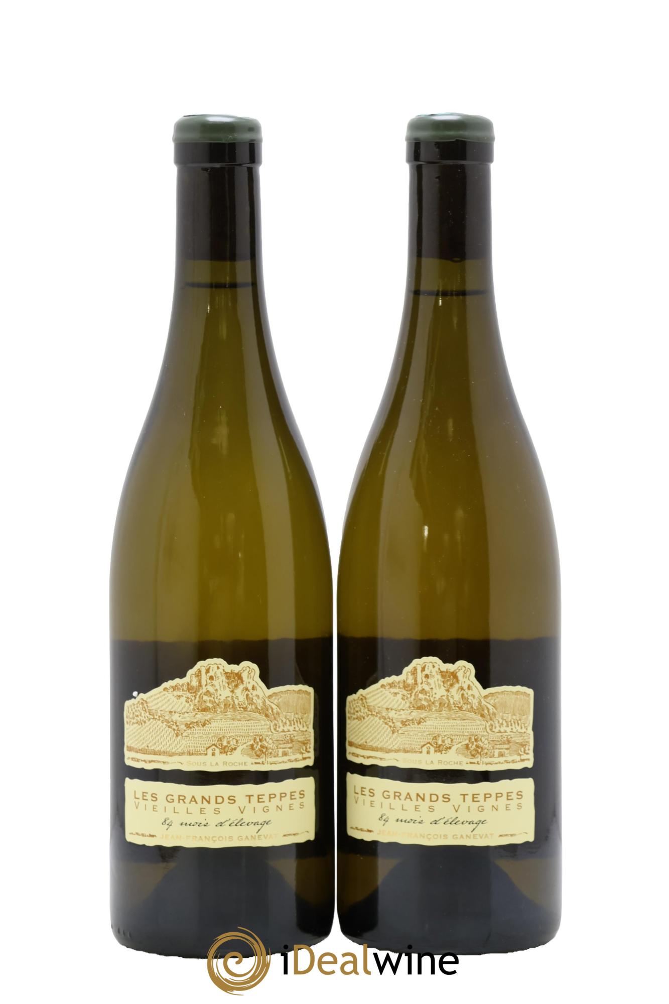 Côtes du Jura Chardonnay Les Grands Teppes Vieilles Vignes 84 Mois D'Elevage Jean-François Ganevat (Domaine) 2018 - Lot de 2 bouteilles - 0