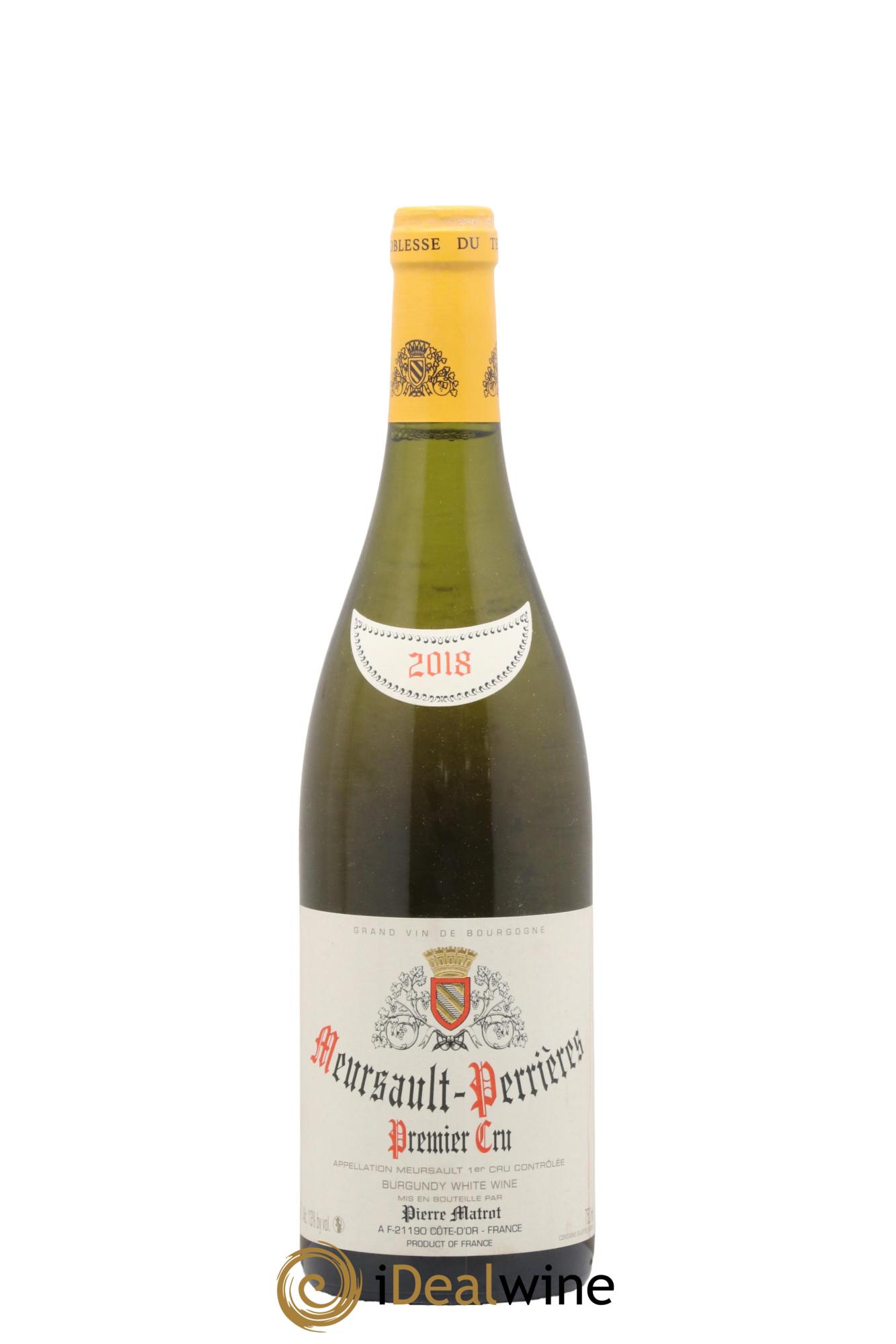 Meursault 1er Cru Perrières Matrot (Domaine) 2018 - Lot de 1 bouteille - 0