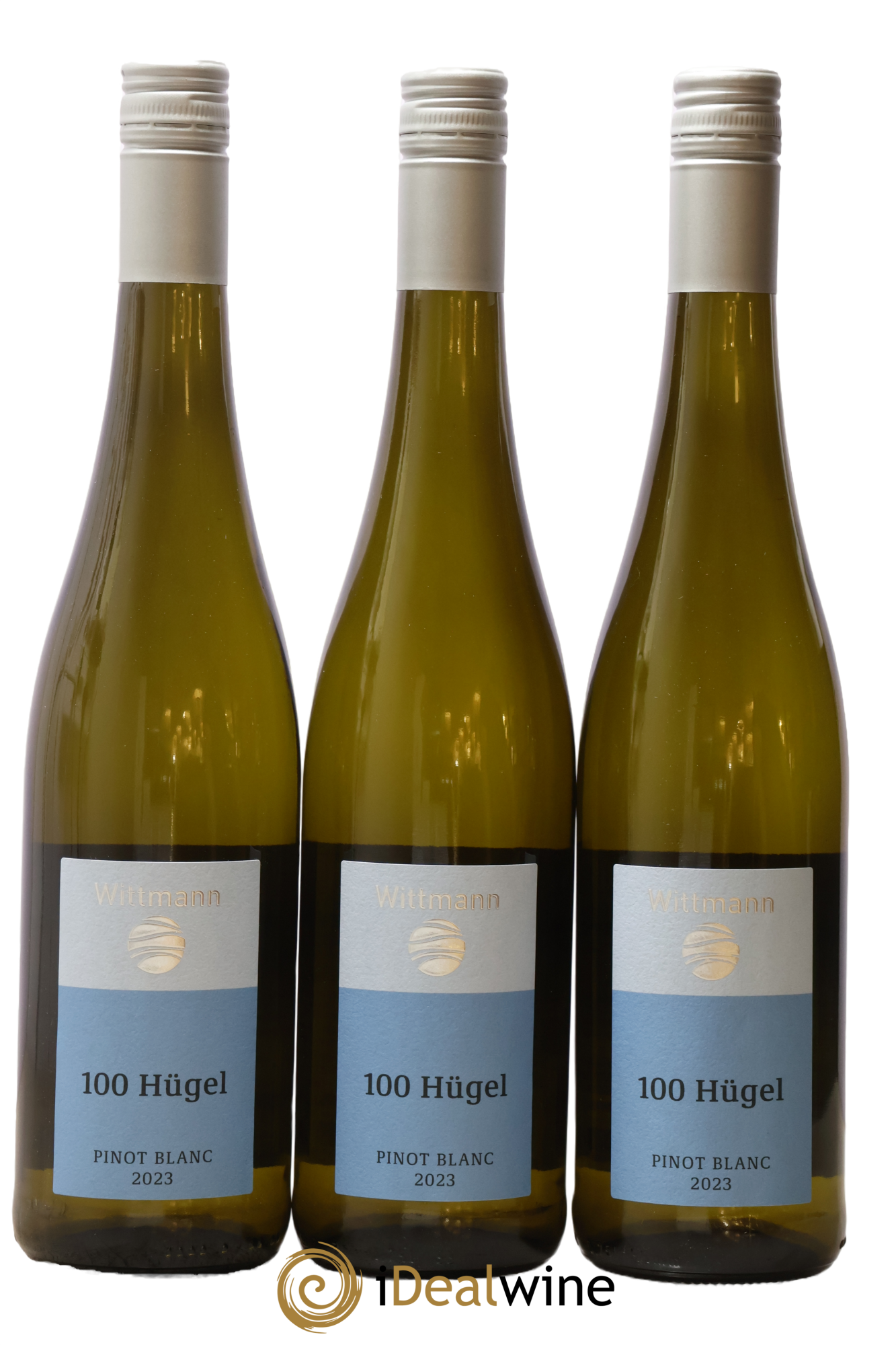 Allemagne Rheinhessen Trocken 100 Hugel Pinot Blanc Wittmann 2023 - Lot de 3 bouteilles - 0