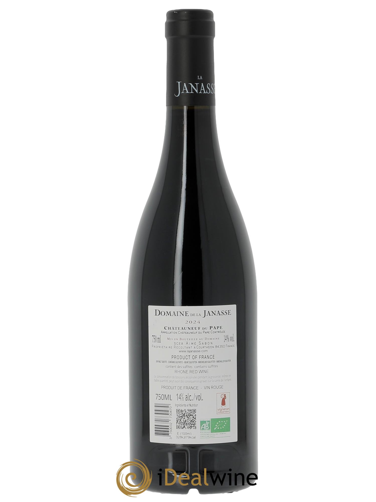 Châteauneuf-du-Pape La Janasse (Domaine de) 2024 - Lot de 1 bouteille - 1