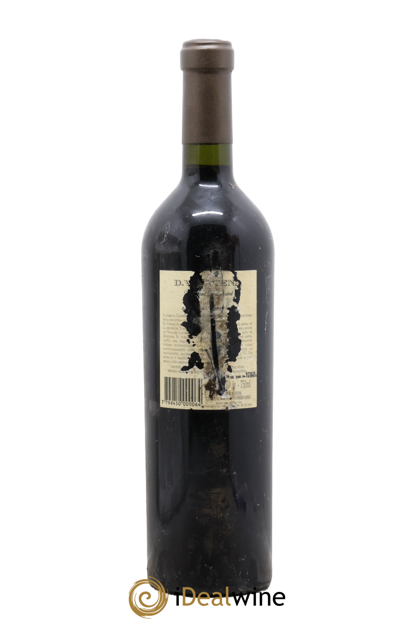 Mendoza D.V Catena Malbec Adrianna Vineyard Catena Zapata 2015 - Lot of 1 bottle - 1