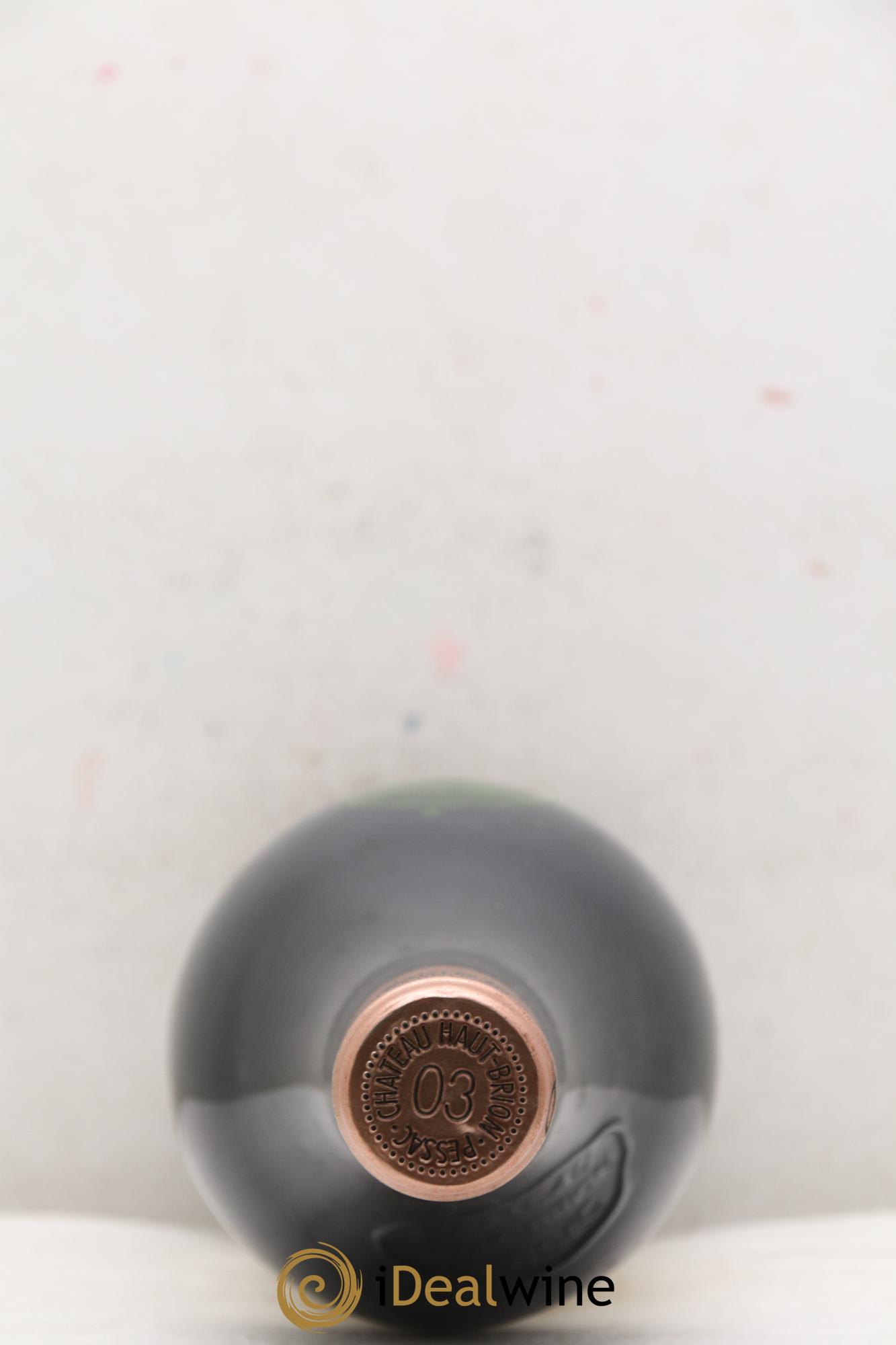 Château Haut Brion 1er Grand Cru Classé 2003 - Lot de 2 bouteilles - 1