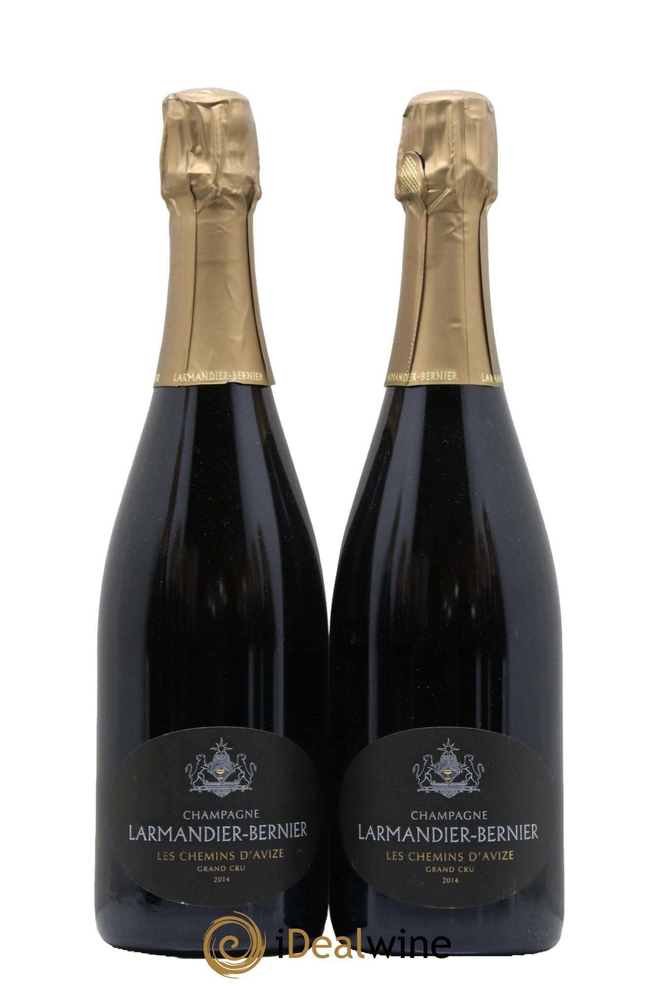 Les Chemins d'Avize Grand Cru Extra-Brut Larmandier-Bernier 2014 - Lot de 2 bouteilles - 0