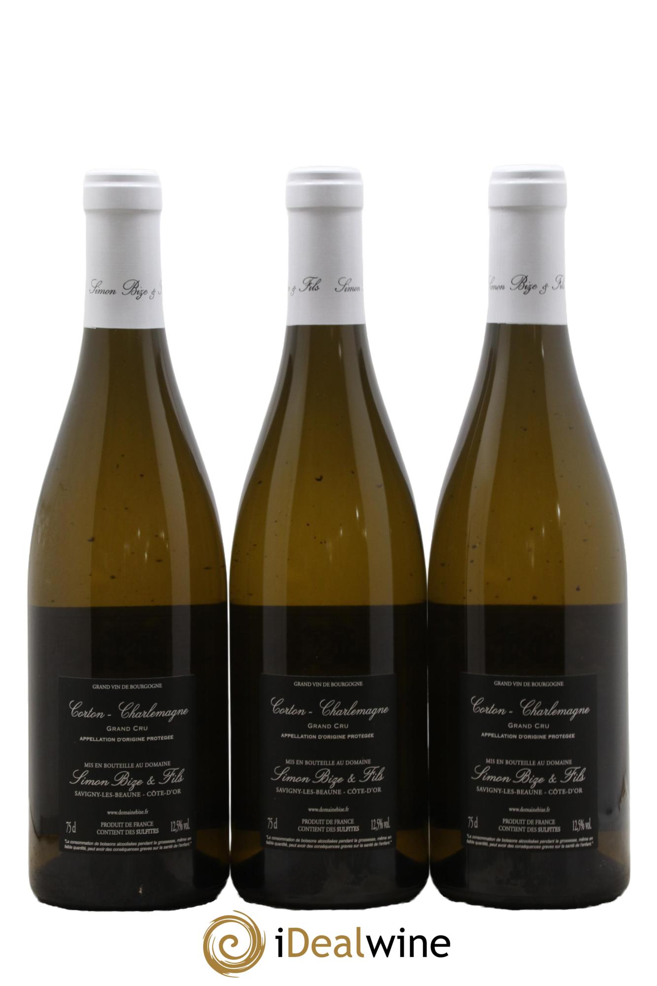 Corton-Charlemagne Grand Cru Simon Bize & Fils 2021 - Posten von 3 Flaschen - 1
