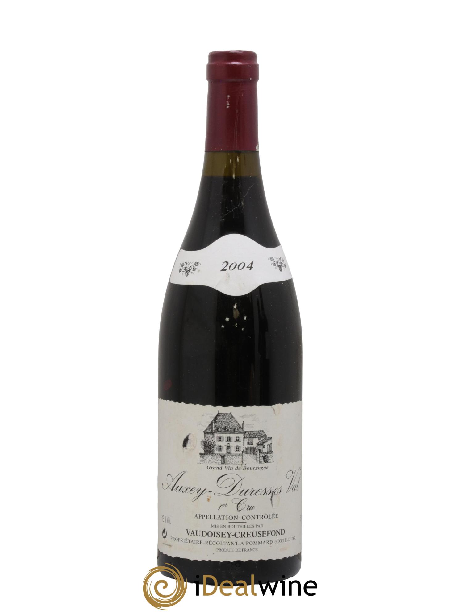 Auxey-Duresses 1er Cru Val Vaudoisey Creusefond 2004 - Lot de 1 bouteille - 0