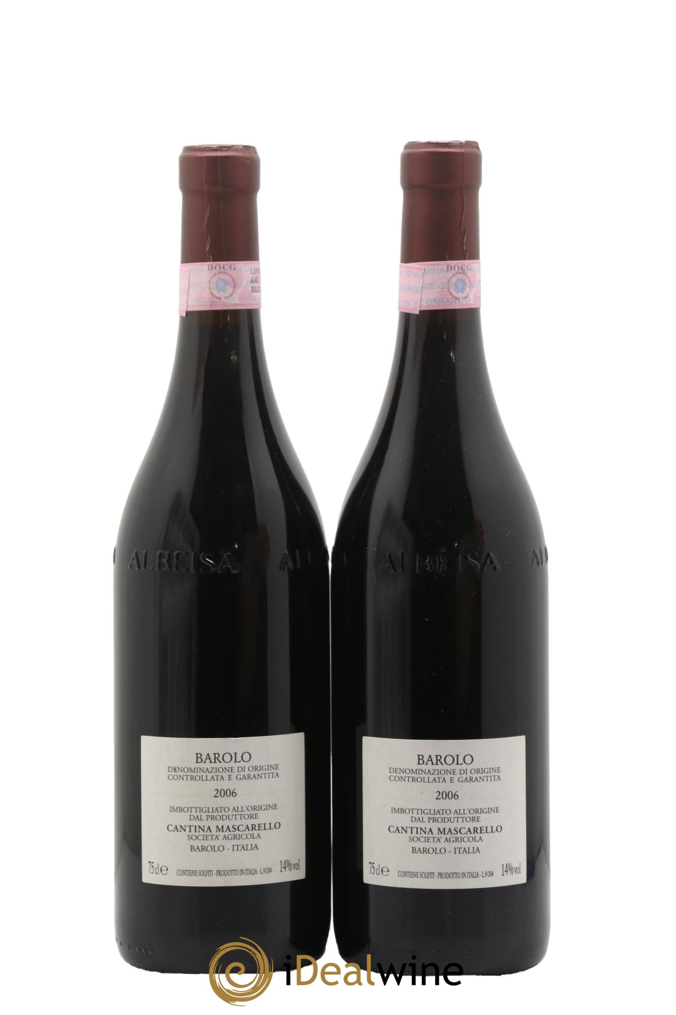 Barolo DOCG Bartolo Mascarello 2006 - Lot of 2 bottles - 1